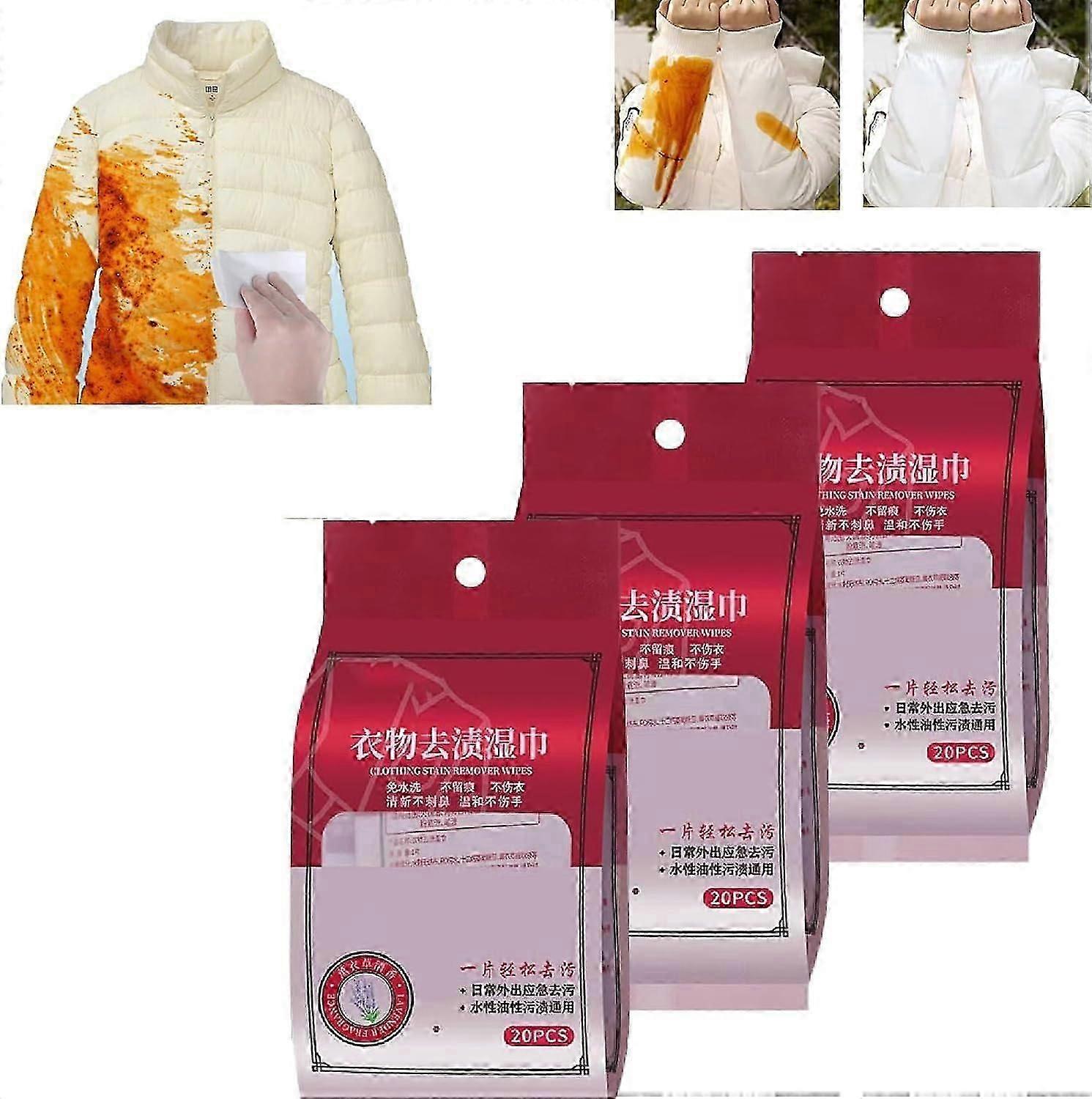 Removal Wet For Clothes,clothes Removal Wipes, Individually Packaged Cleaning