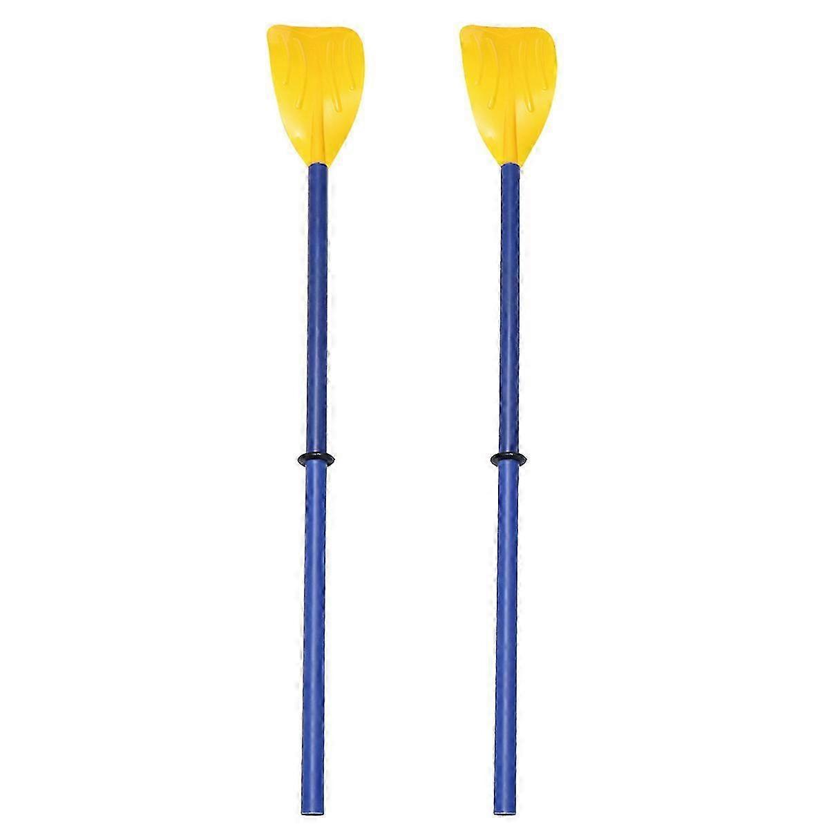 Taşınabilir Çıkarılabilir Kayık Kürek - Mavi Plastik Tekne Kürekleri 114x14x2cm