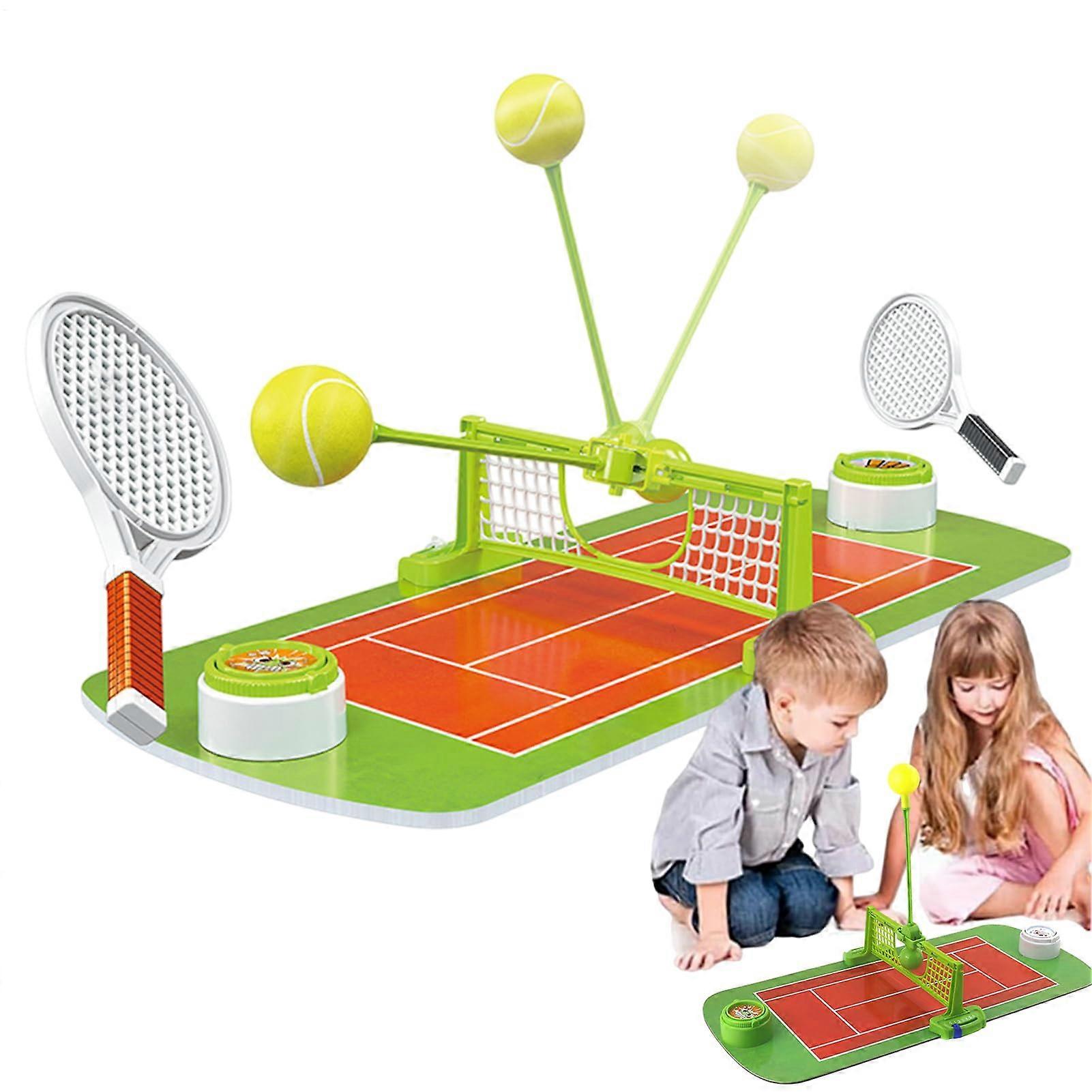 Tennis table set, parentchild interactive table game interactive sports activities with rackets table toys for family indoors and outdoors