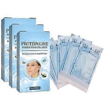 3X Protein Lifting Line Anti Wrinkle V Face Lifting Slimming Facial Skin Tightening Facial Contour Lightening Fine Lines Moistening