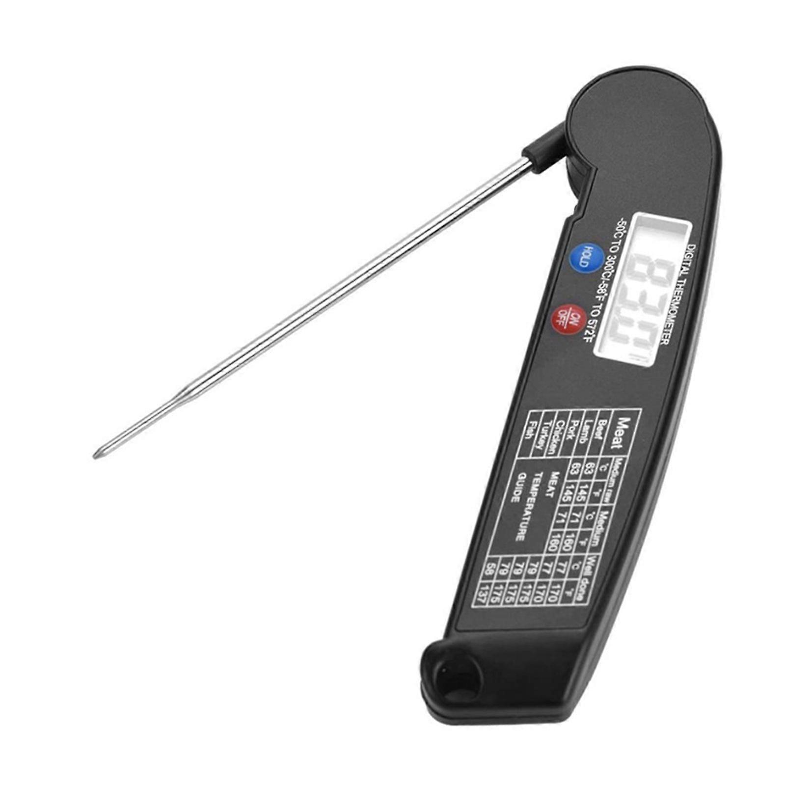 Waterproof Digital Meat Thermometer with Long Probe Instant Read for BBQ Grilling Cooking Kitchen Food
