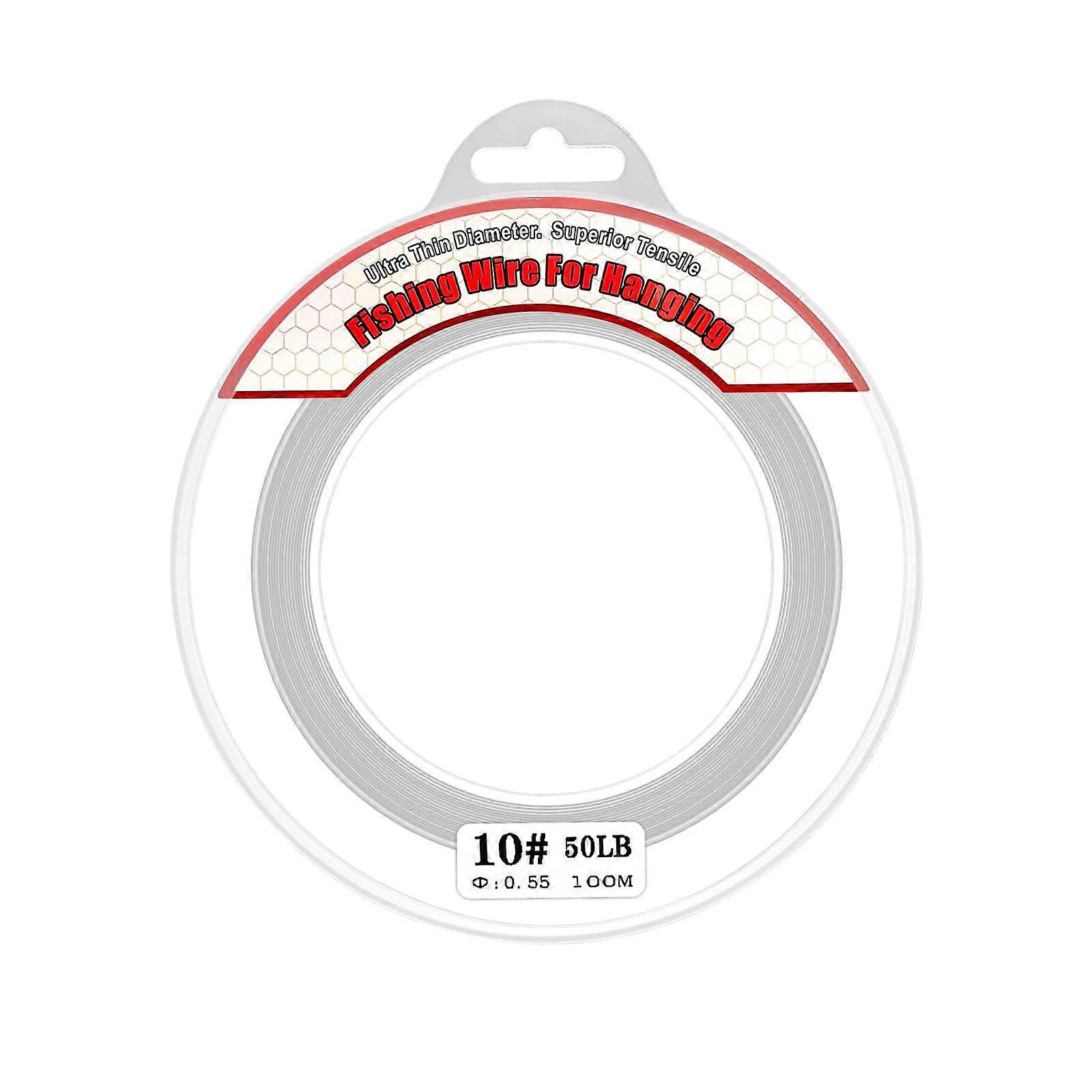 Nylonfishing line, spools, 100 m, monofilament fishing line, Monofilament, strong invisible monofilament wire Ref: 5526