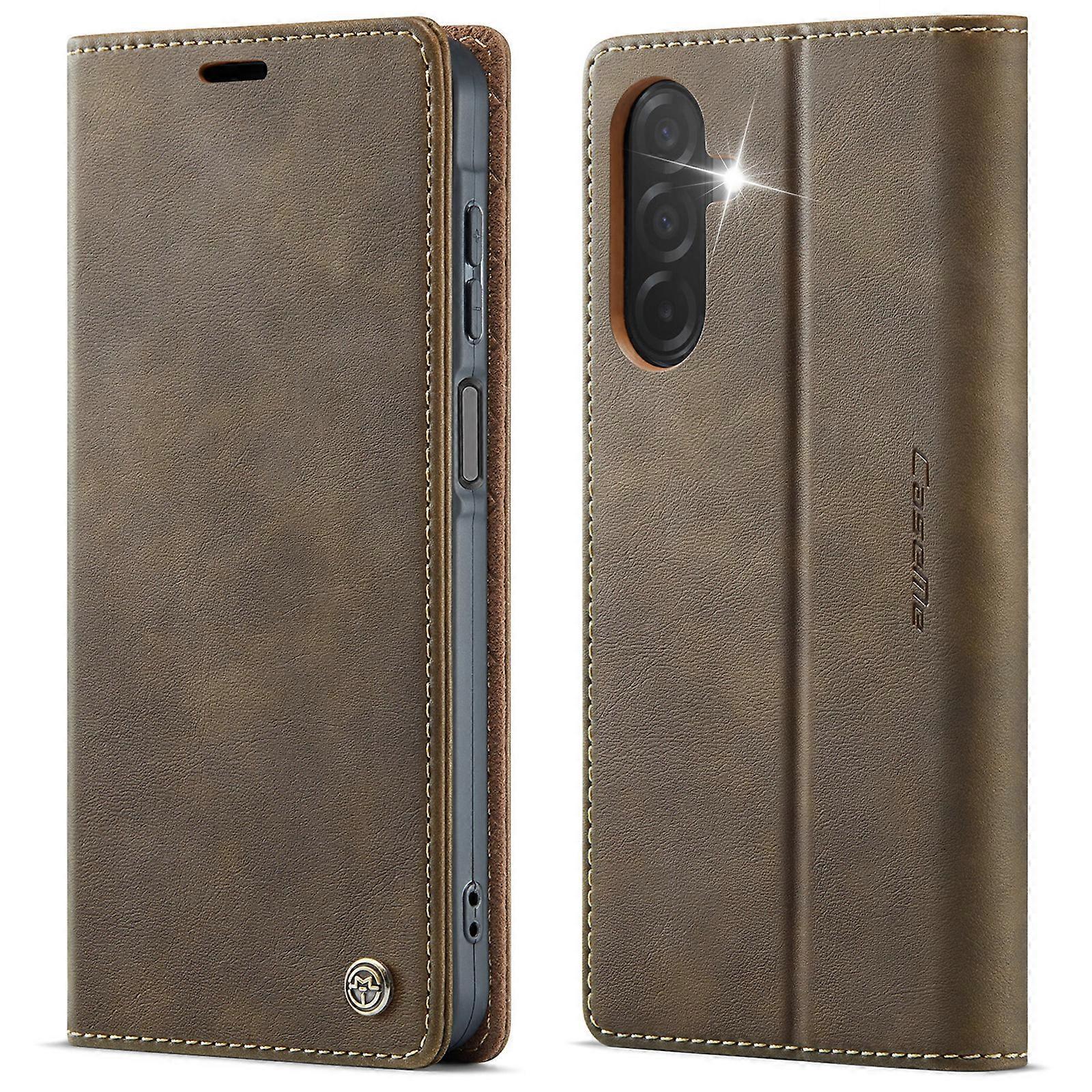 Compatible For Samsung Galaxy A26 5G Case CASEME 033 Series RFID Wallet Stand Calf Texture Leather Phone Cover