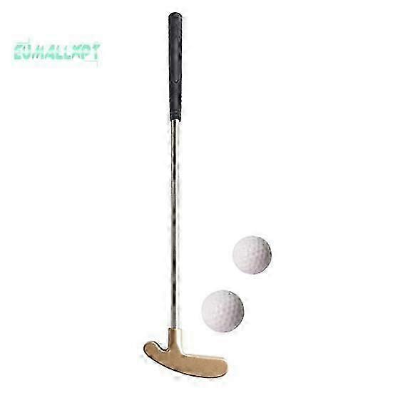 مجموعة نادي مضرب الجولف المصغرة - الفولاذ المقاوم للصدأ ، قبضة TPR ، اليد اليمنى / اليسرى ، مع 2 كرات جولف للأطفال والكبار لعبة طاولة