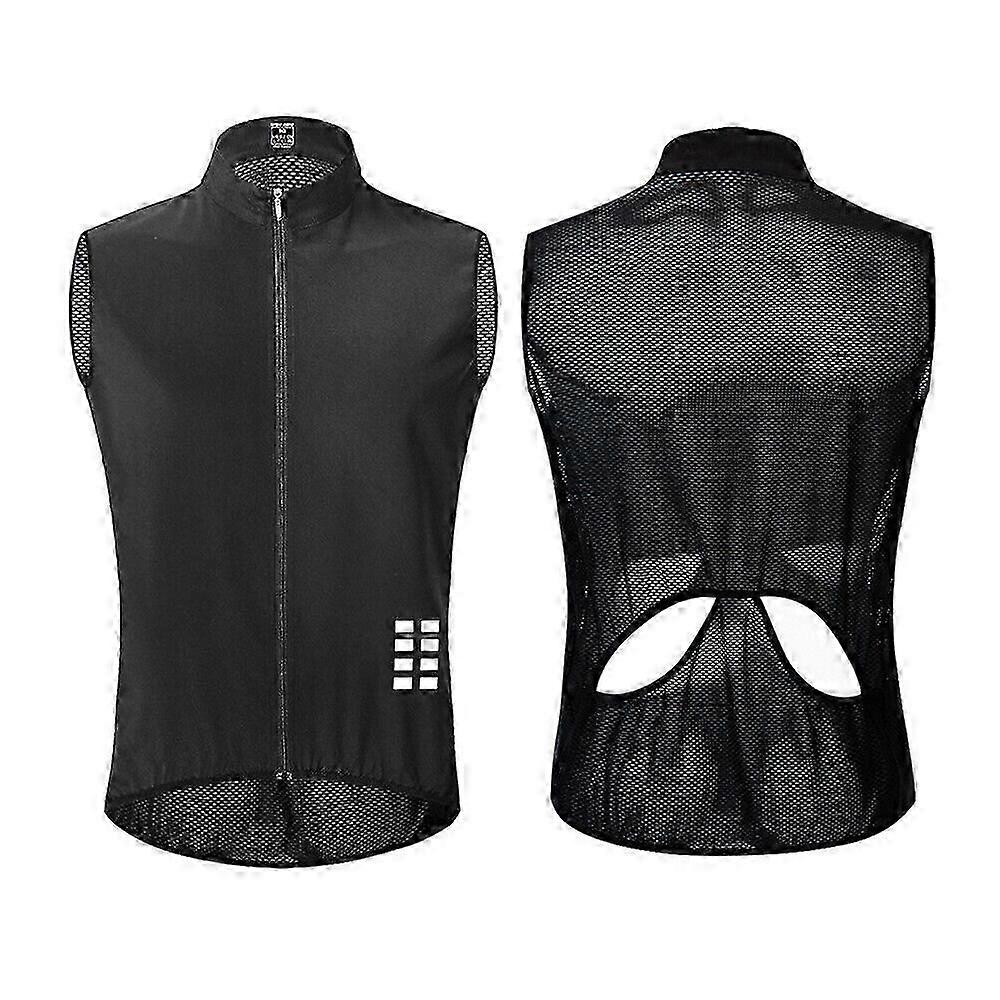 Cycling Vest Mesh Back Breathable High Visible Cycle Gilet Race fit Topzz