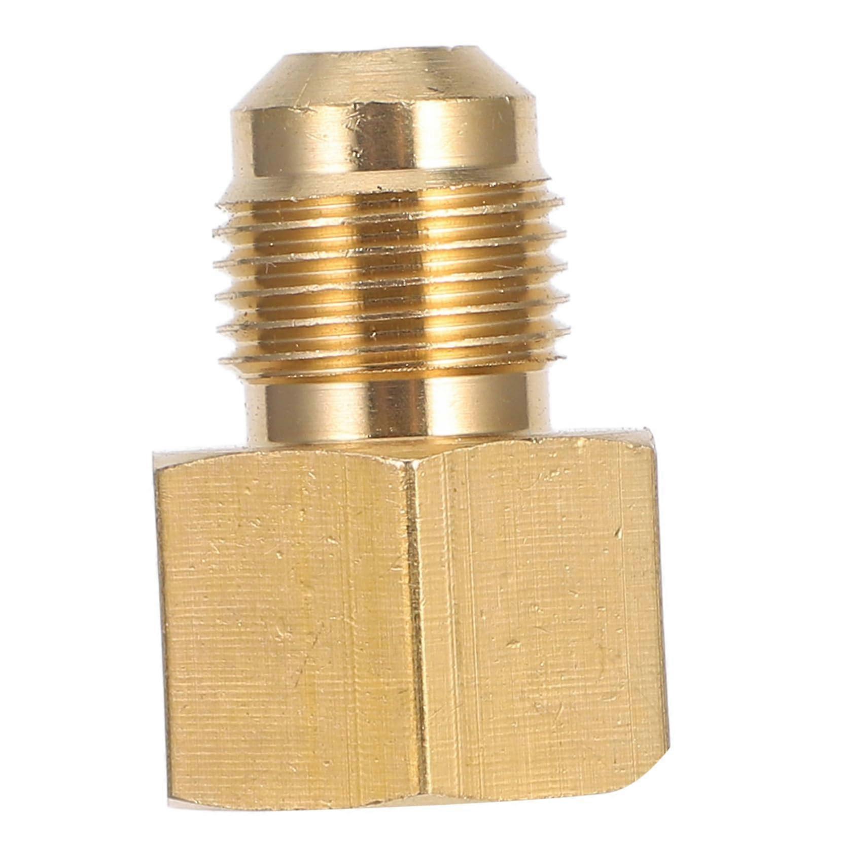 Gas pipe adapter flare NPT brass versatile for gas heating systems and reliable for pipe fittings and valve connections durable