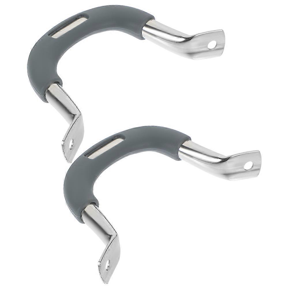 Pot Handle Replacement for Lid Use with No Scalding Grip 2Pcs Silver Set