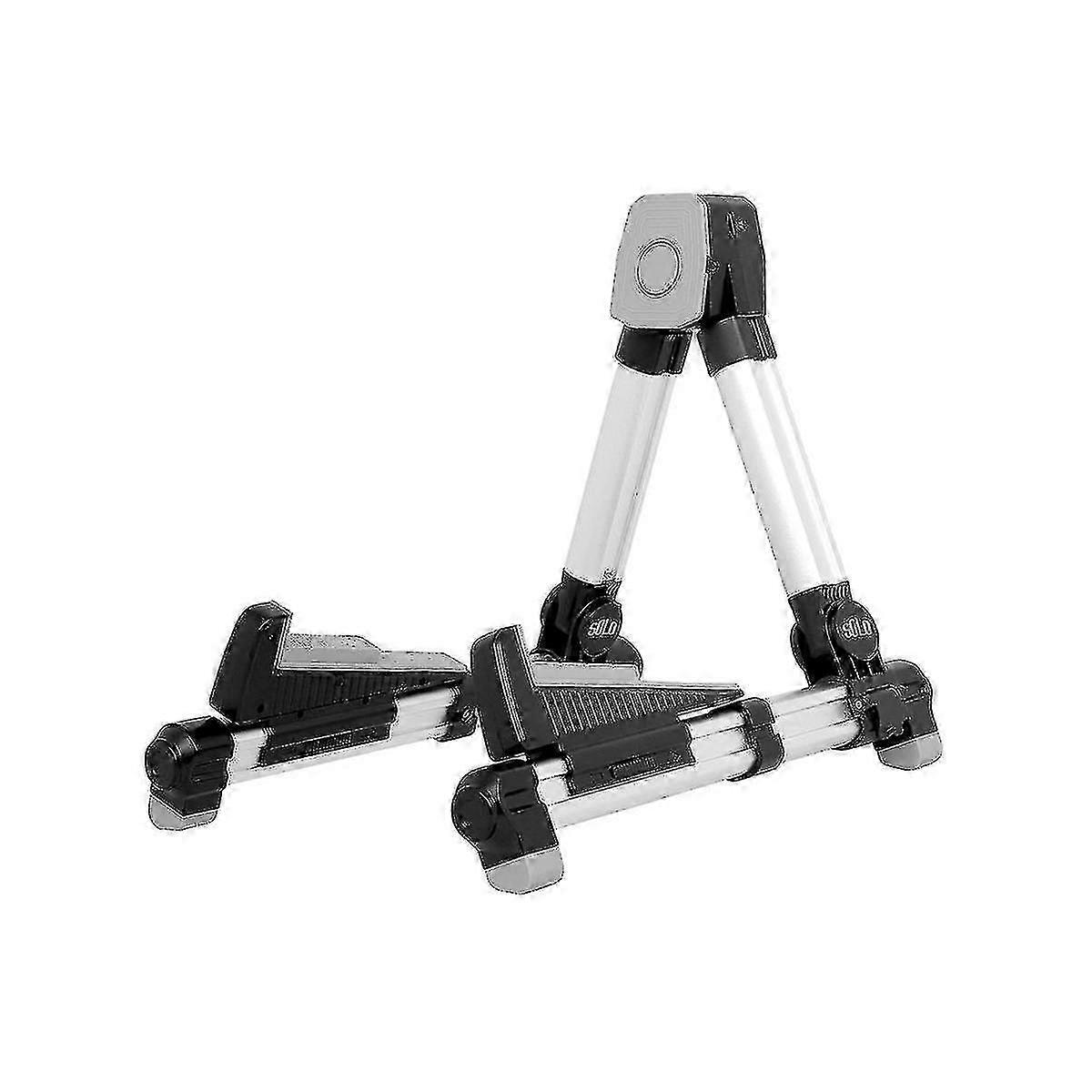 Solo Guitar Stand A-type Vertical Floor Stand with Bluetooth, Foldable - Silver