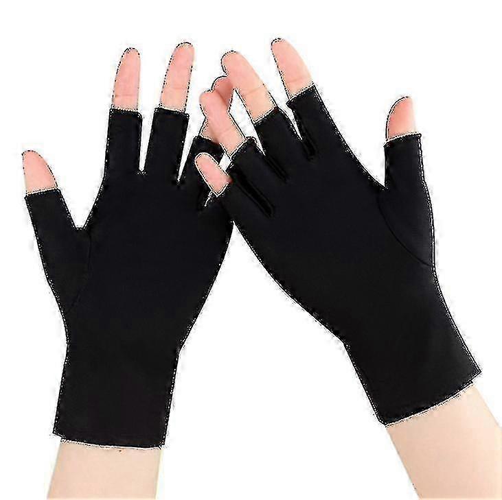 Uv Protection Gloves Suitable for Gel Nail Lamp Use, Ideal for Manicures and Nail Art Sessions