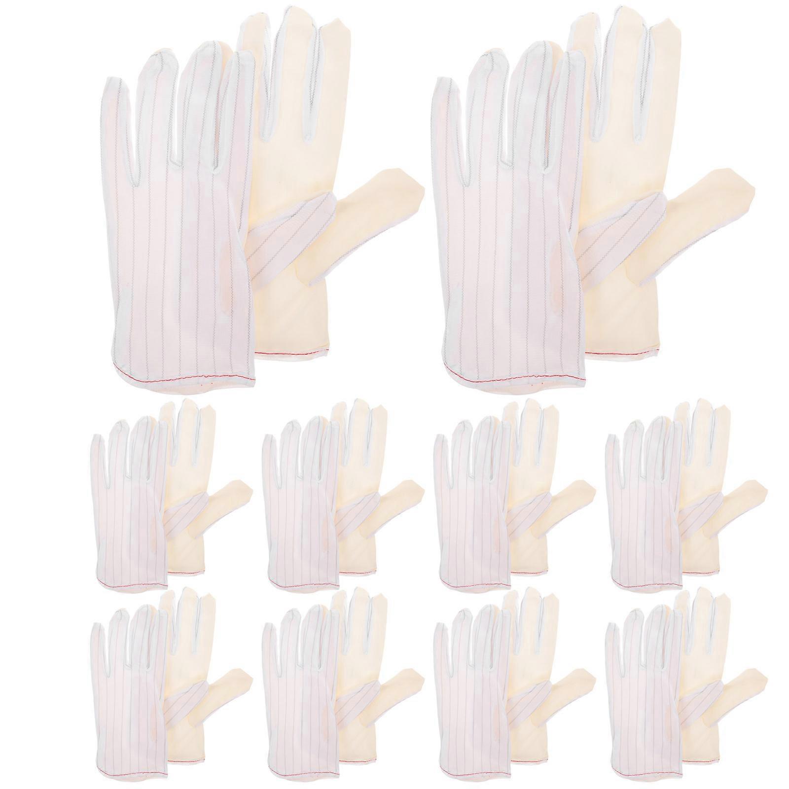 Dustproof Anti Static Gloves Wear Resistant Multi Function 10 Pairs