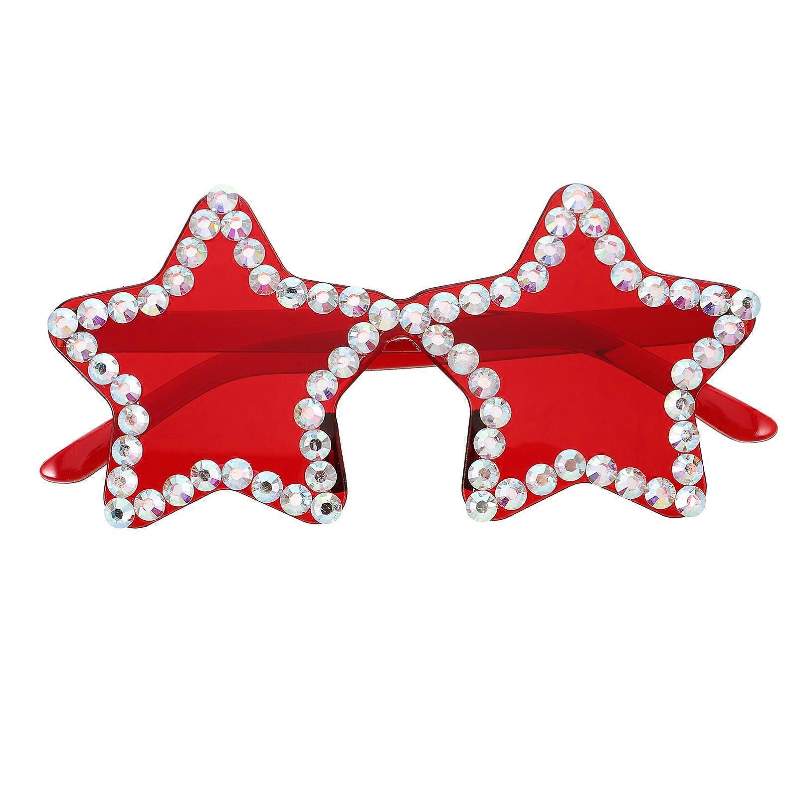 Cool Irregular Sunglasses Star Shape Rimless Eyewear 1Pack