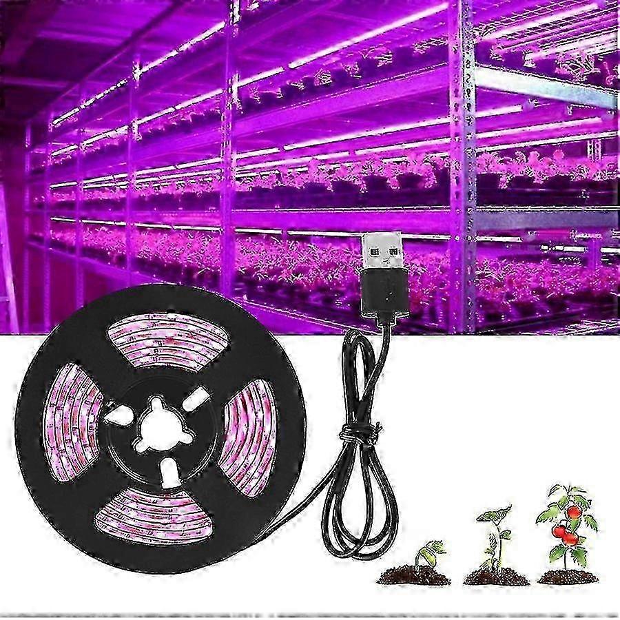 Dc 5v Usb Led Grow Light Full Spectrum 0.5-3m Plant Light Grow Led Strip Phyto Lamp For Vegetable Fl
