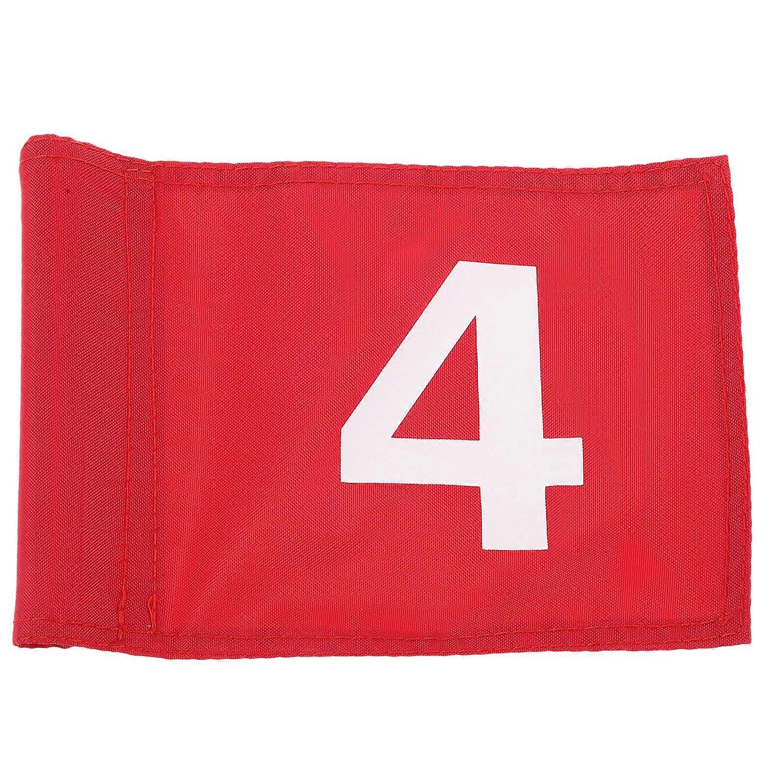Practicing Number Flag Golfing Training Flag Space Saving Easy to Install 1Set