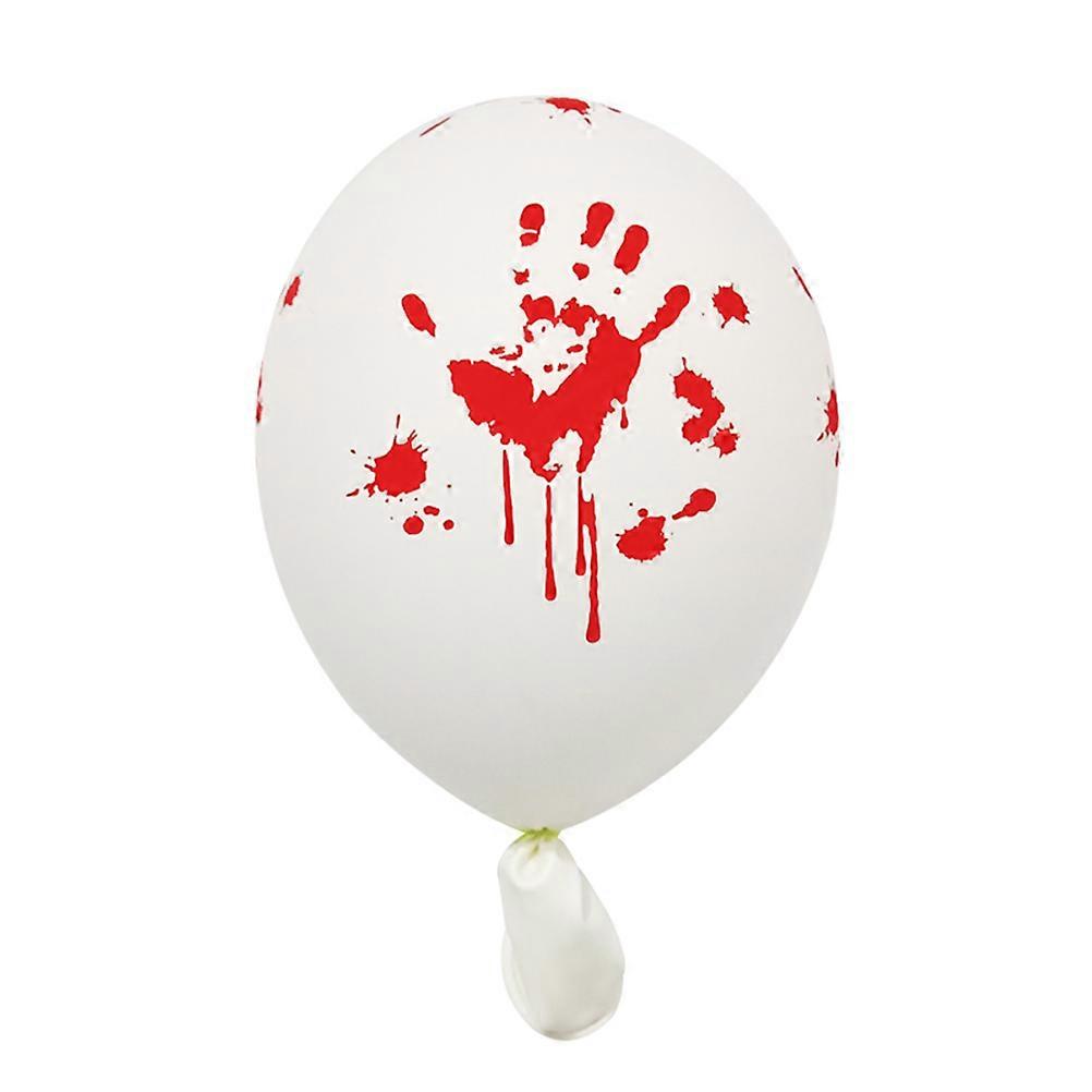 Party Balloons Decorations Latex Balloons Scary Handprints Multi Medium Festive Atmosphere Addition Halloween Party 24Pcs