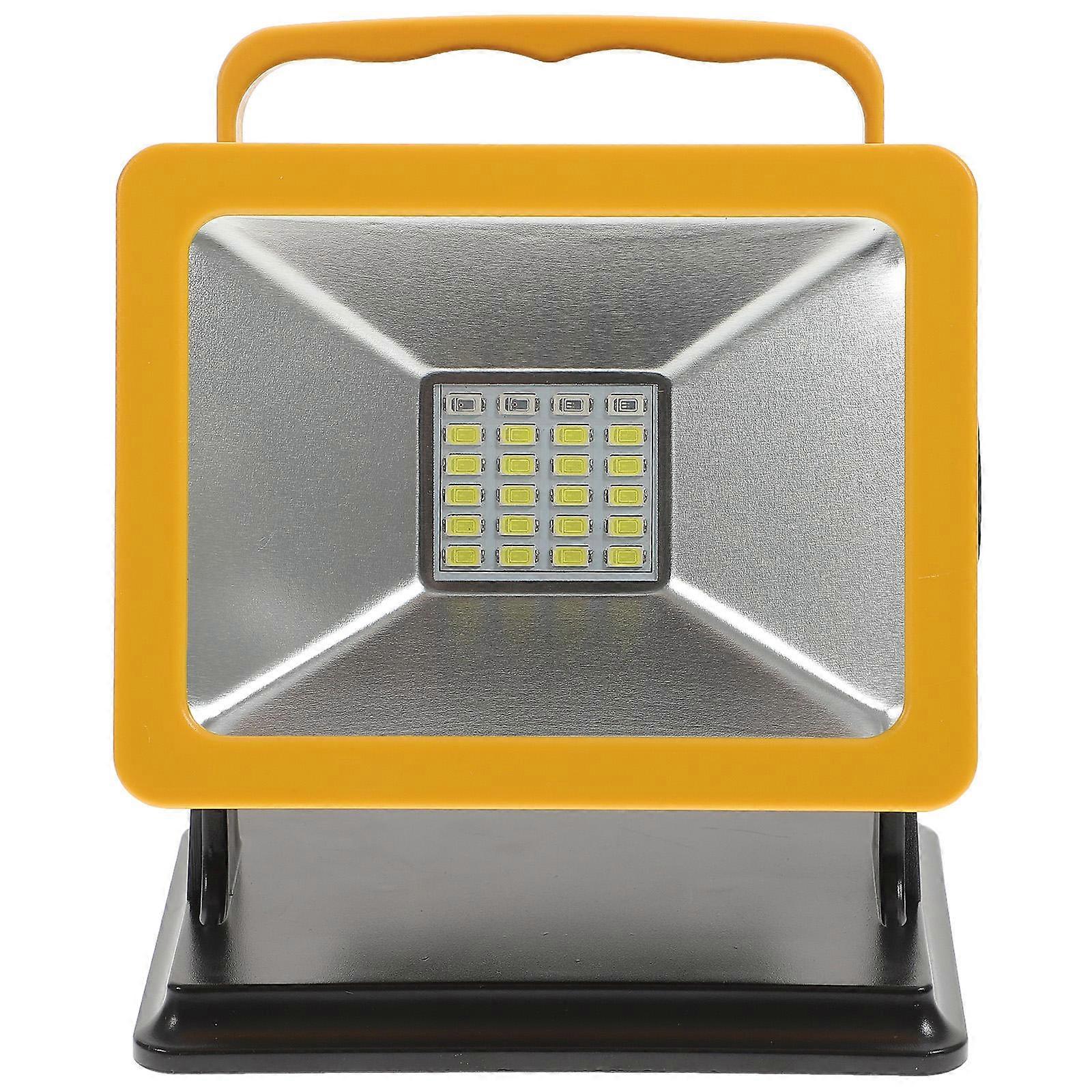 Rechargeable LED Floodlight with Magnetic Base – Portable Emergency Light for Camping, Hiking, BBQ, and Auto Repair