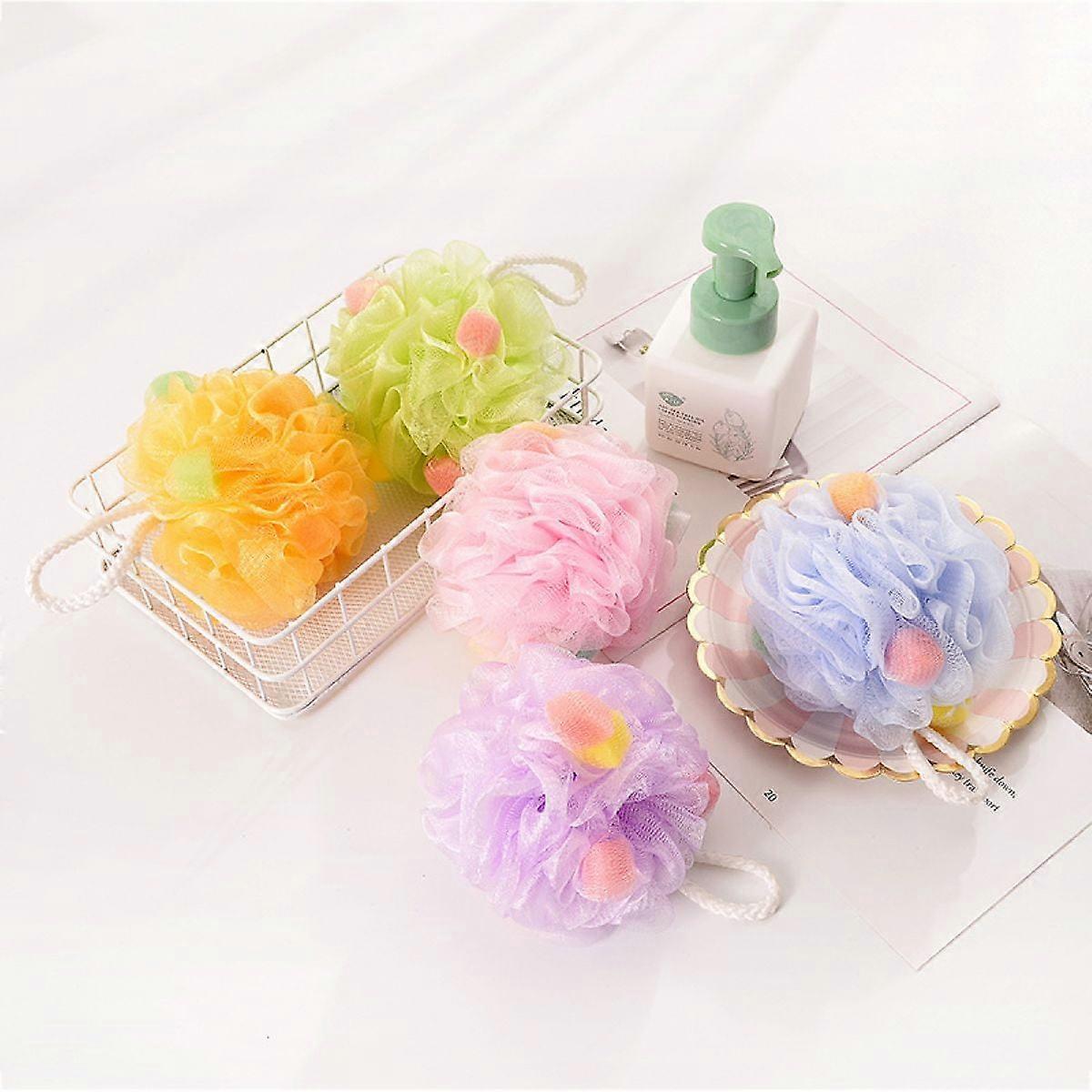 5 pcs bath balls mixed colors
