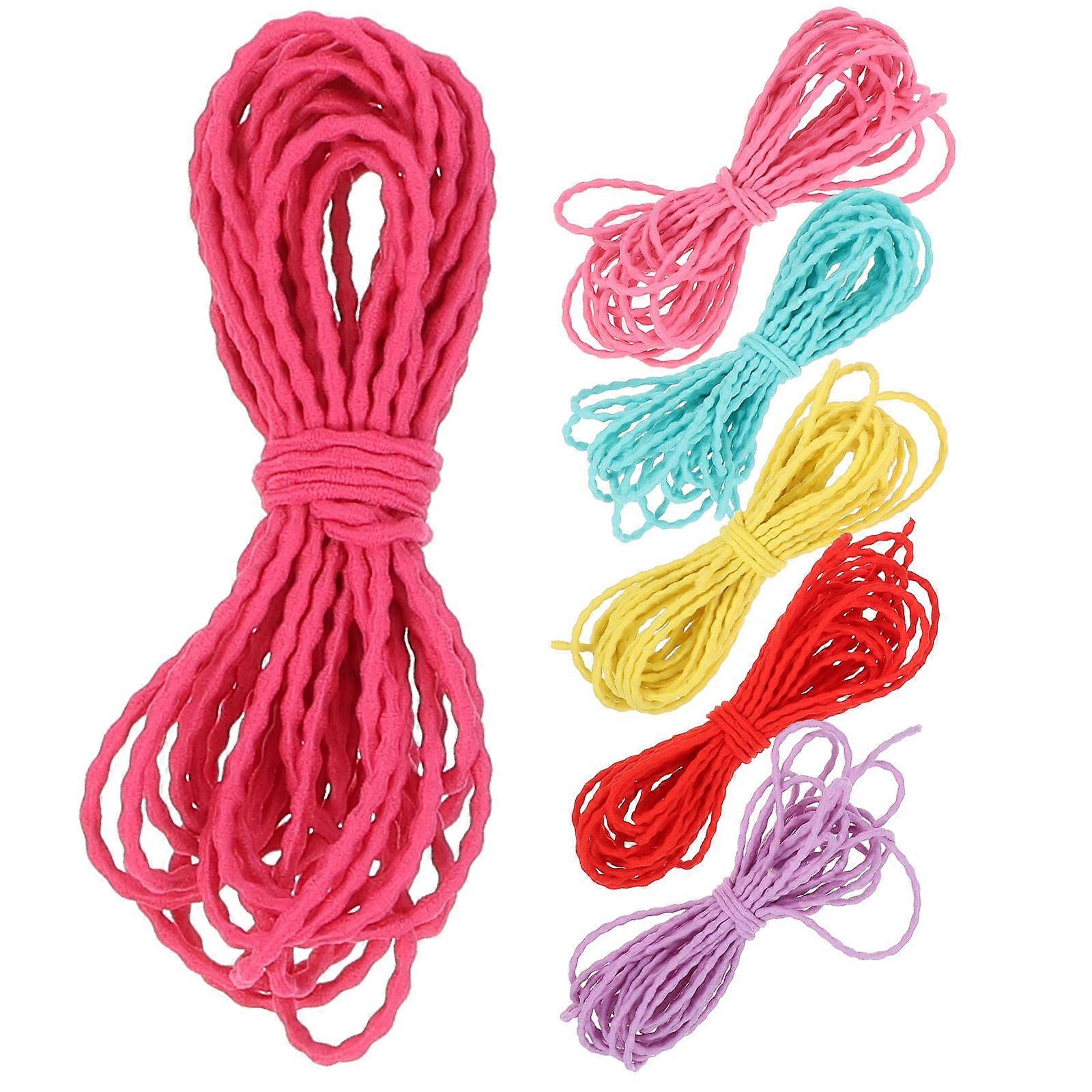 Elastic Beading String Diy Bracelet Cord Jewelry Beading Cord Handicraft Enthusiasts 6Pcs