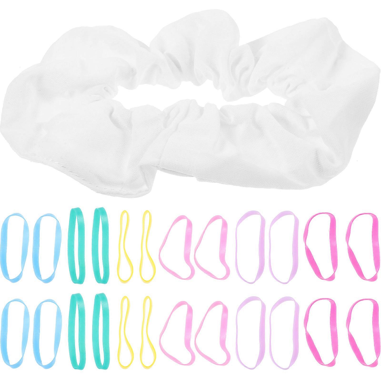 Tie Dye Scrunchies Set Soft Elastic Hair Ties for Women, Comfortable Ponytail Holders for Unique Hairstyles & Party Use