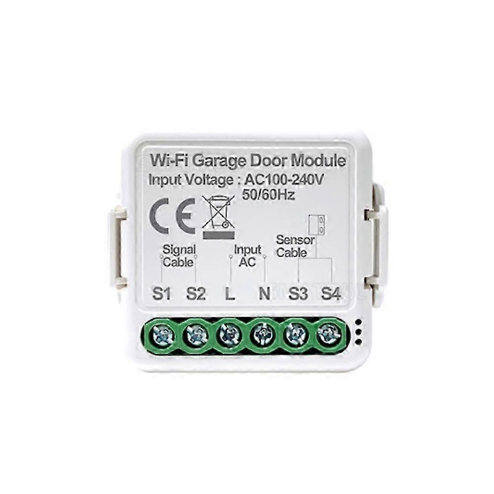 Tuya WiFi Garage Door Opener Controller Mobilephone Remotely APP Control Compatible with Alexa Google