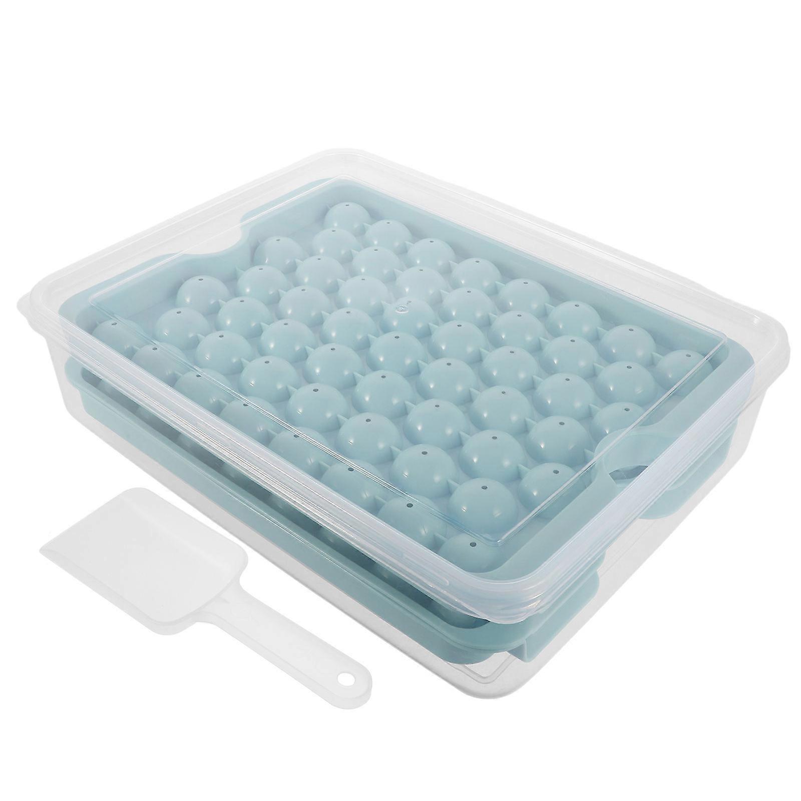 Press To Release Ice Tray Mini Ice Cube Tray With Lid For Summer Freezer Ice Molds For Cocktails 1Set