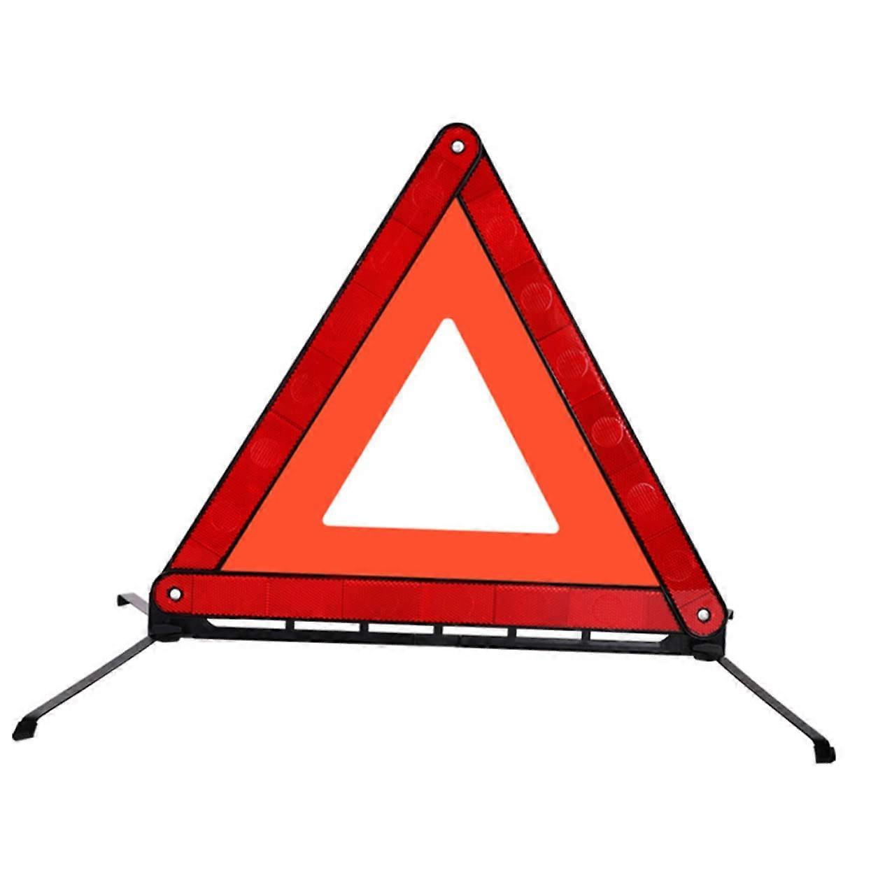 Foldable Reflective Emergency Warning Triangle for Car and Road Safety