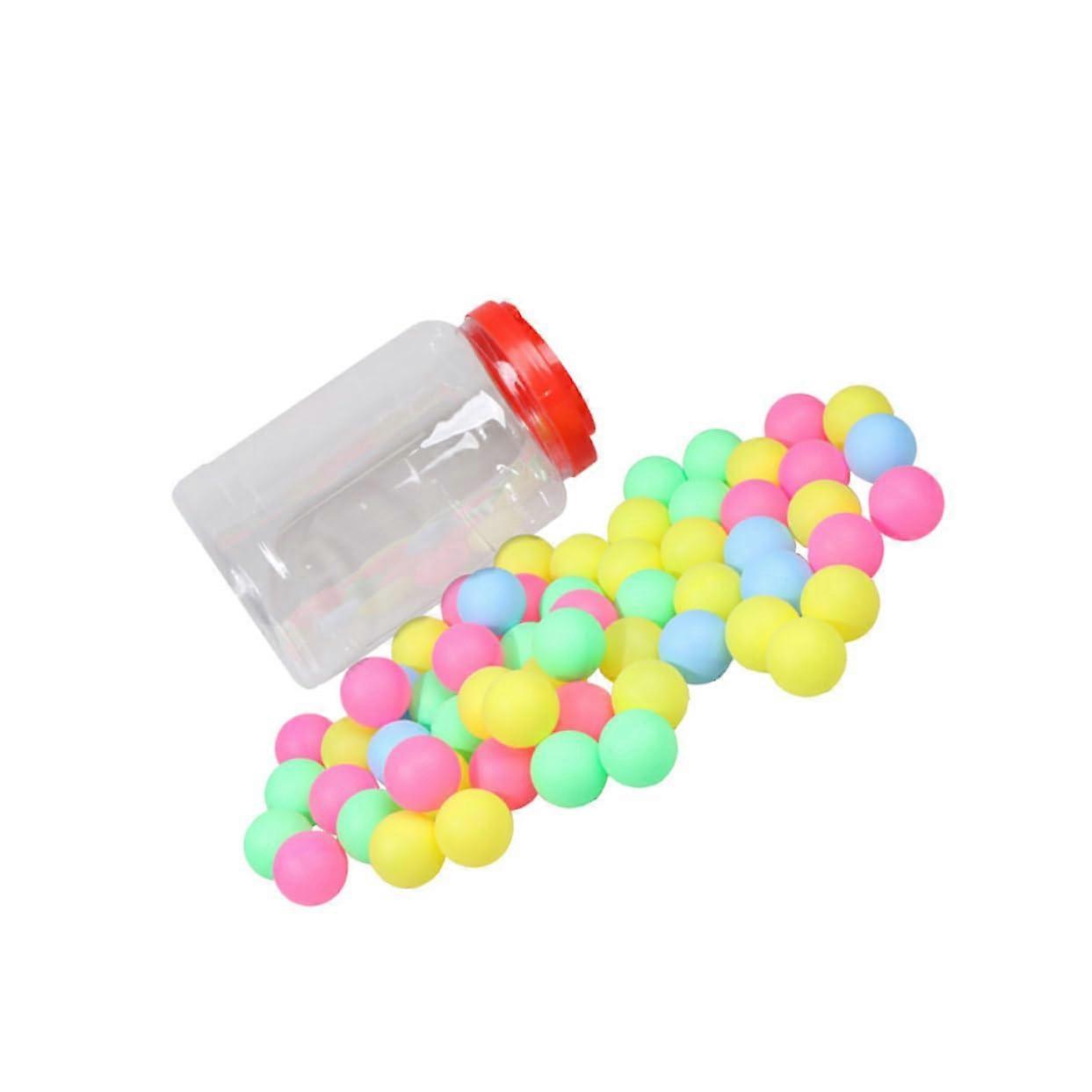 100 pieces table tennis colorful bounce pong balls pink shaped shapes playground ball color poolpong game balls pong balls