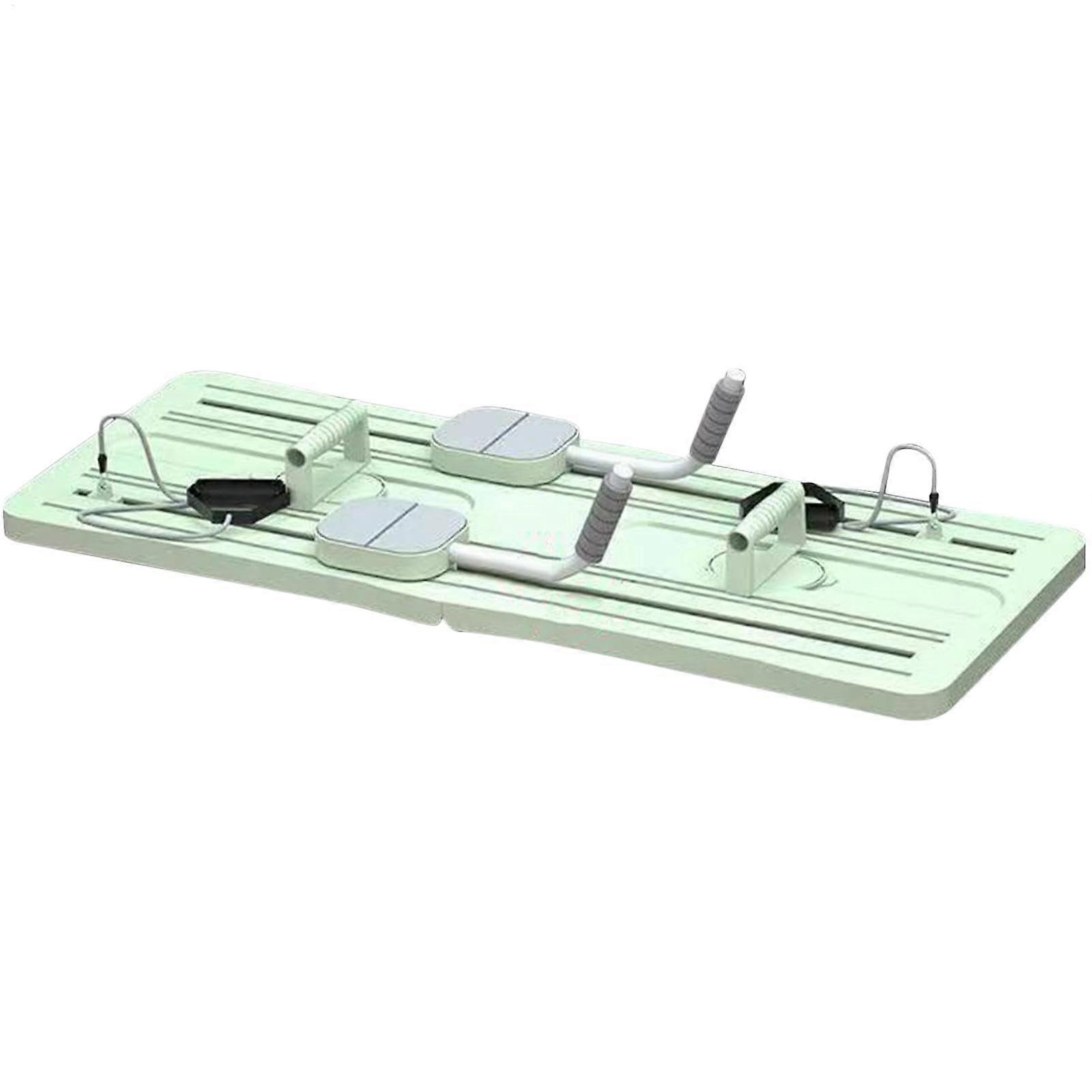 Pilates Board Multifunctional Reformer Machine Sliding Abdominal Trainer Green