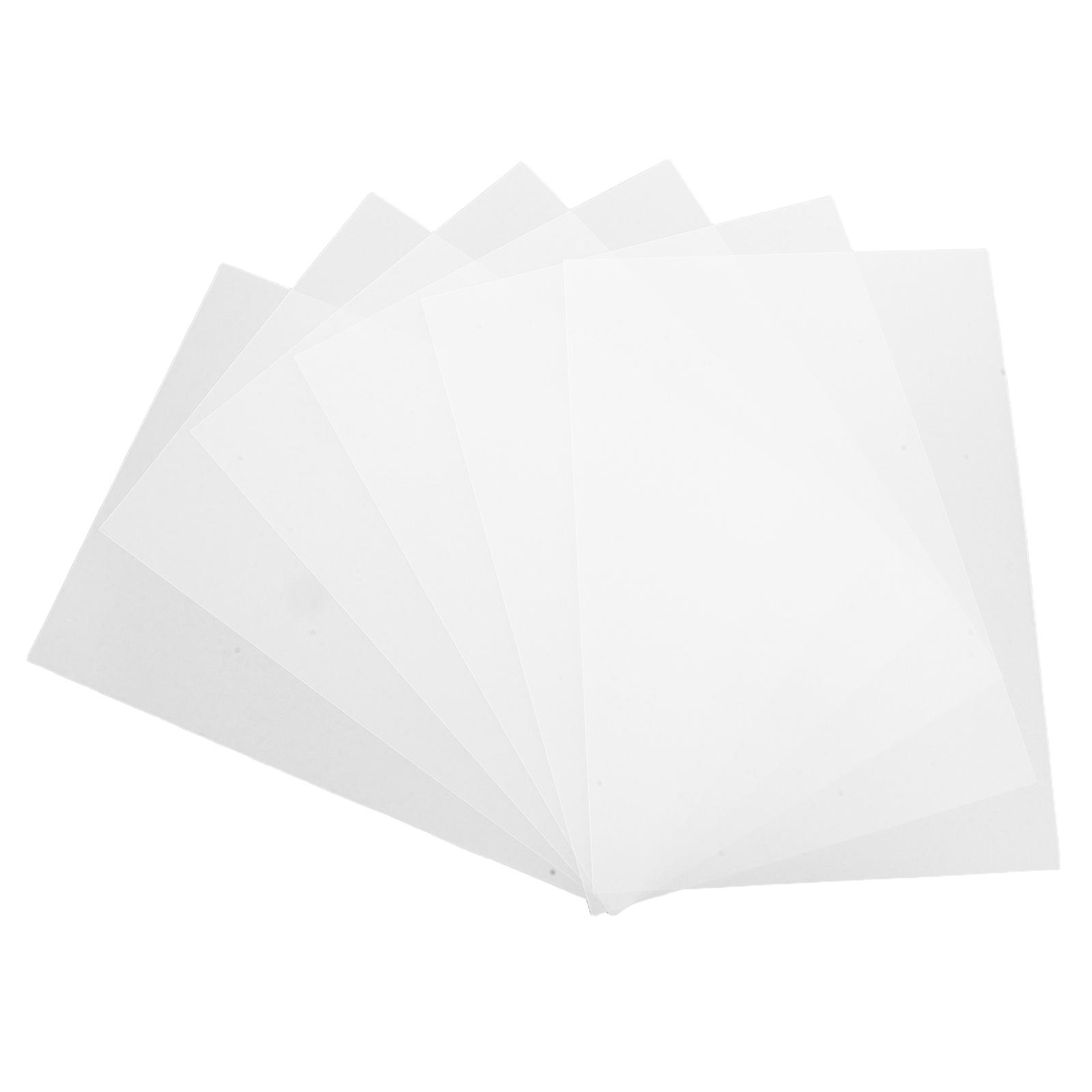 15pcs Transparent PVC Sheets Clear Plastic Panels for Crafting, Document Protection, DIY Projects, and Picture Frames Easy to Cut and Bend
