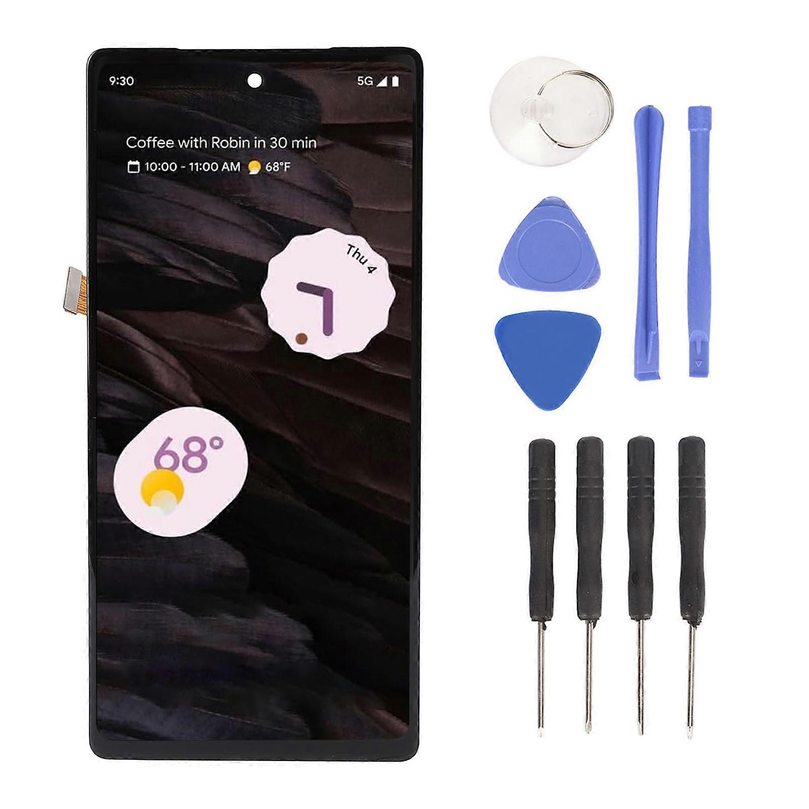 Pixel 7A 5G Screen Replacement - 6.1" AMOLED, Fingerprint Support, Easy Install Kit