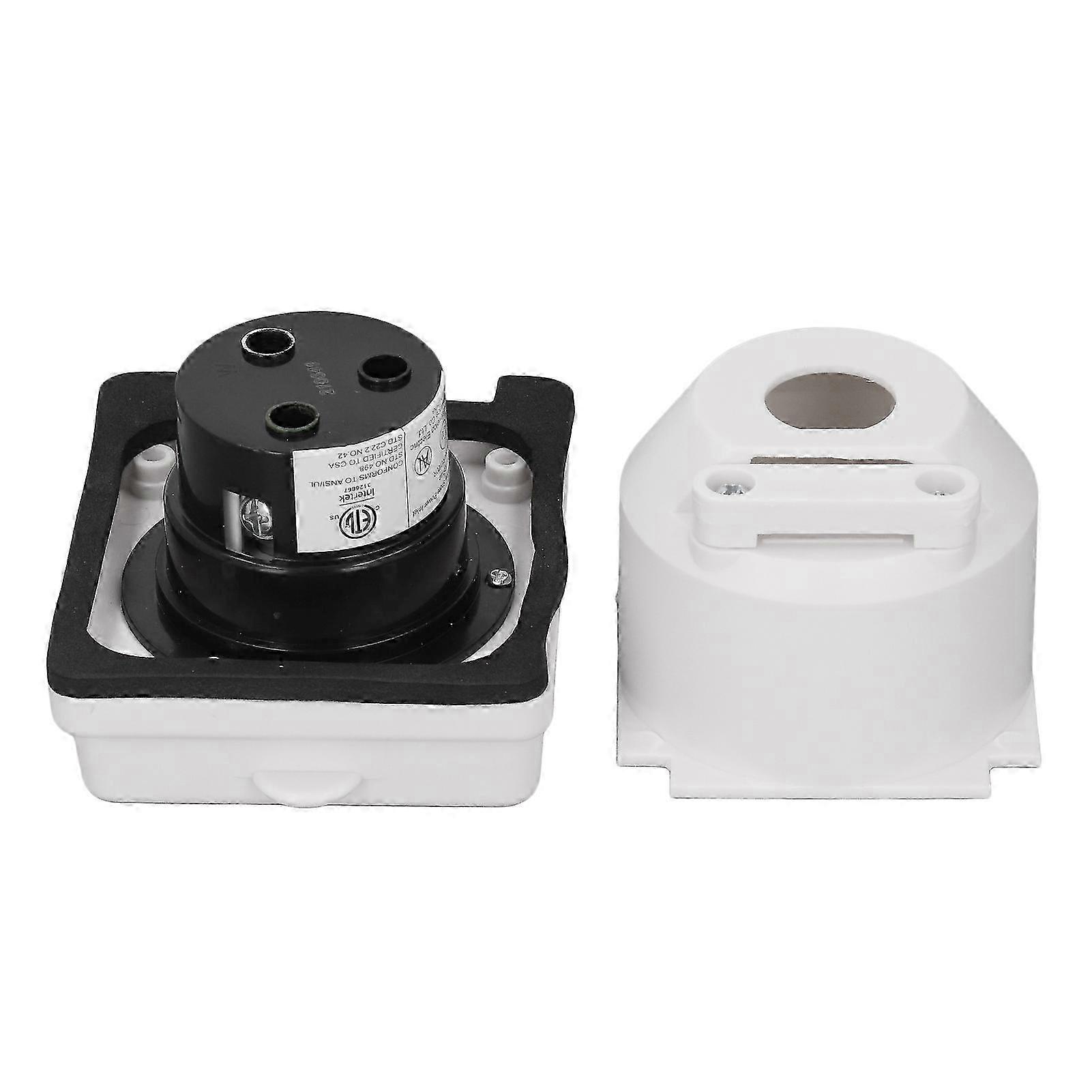 Power Inlet 3 Pole 4 Wire Twist Lock Port Connector 30 AMP 125V for RV Trailer Boat