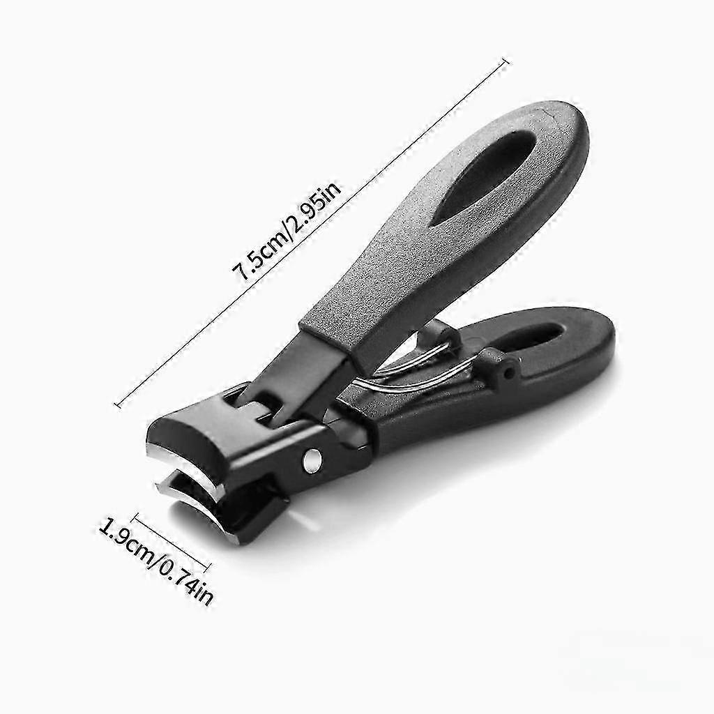 Nail Clippers for Thick and Hard Nails, Large Opening, Anti-splash, Sharp Design
