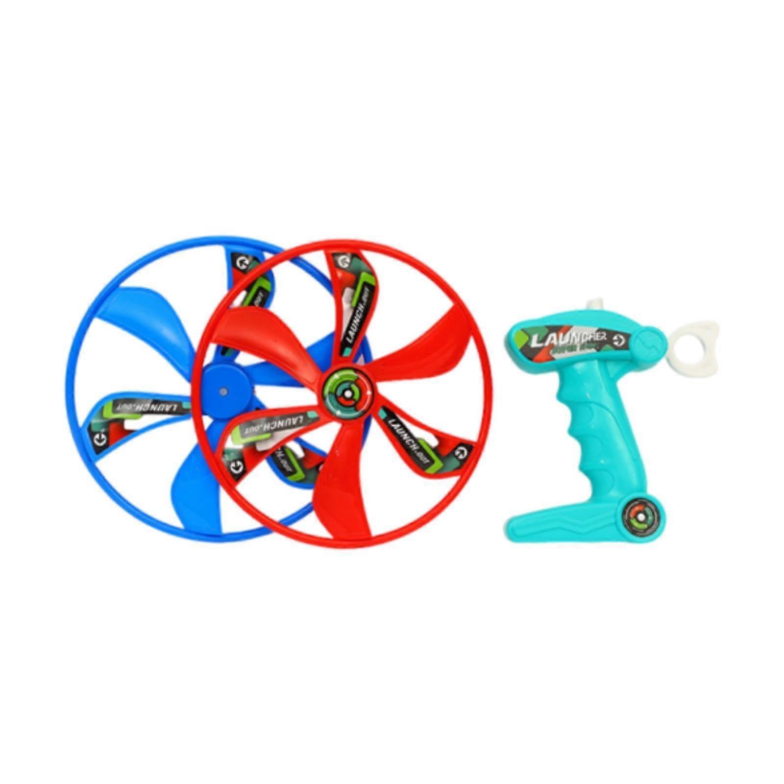Pull Cord Flying Disc Toy Fun HandEye Coordination Game, Creative Outdoor Flying Toy for Kids, Boys, Girls, and Family Playtime.