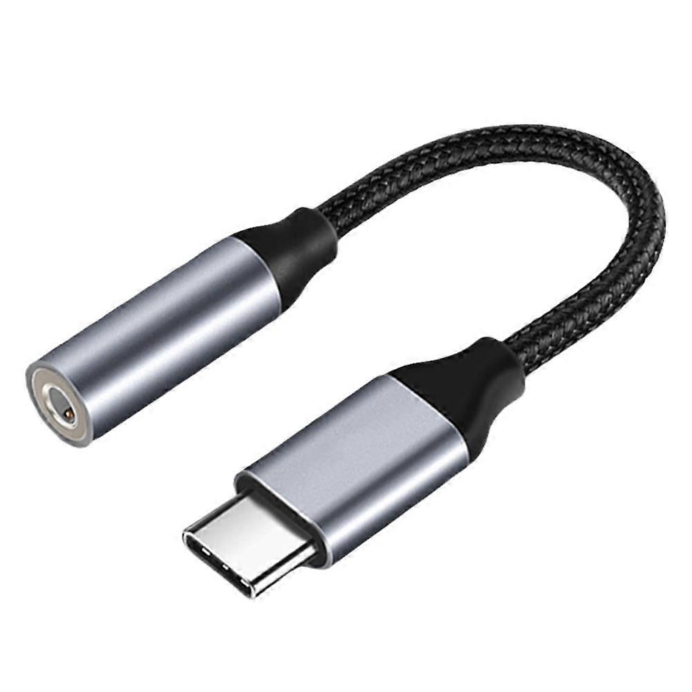 USB Typ C-adapter till 3,5 mm AUX Audio Hörlursuttag För Android