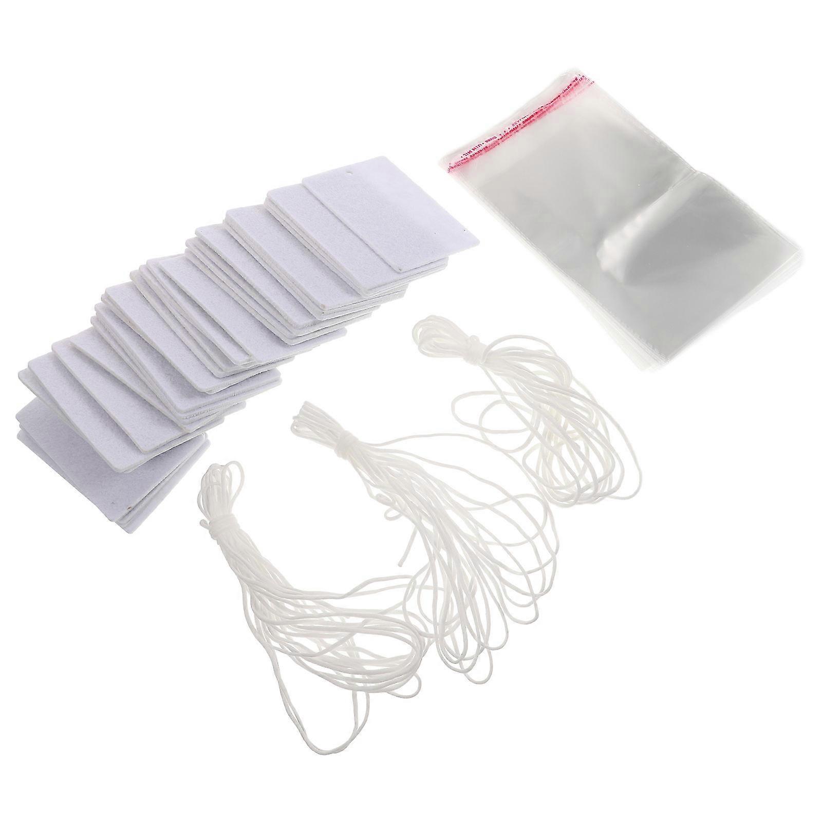 Car Fresheners Aromatherapy Car Use General Users 30Sheets 30Pouches 15mRope White Felt Sheet Set