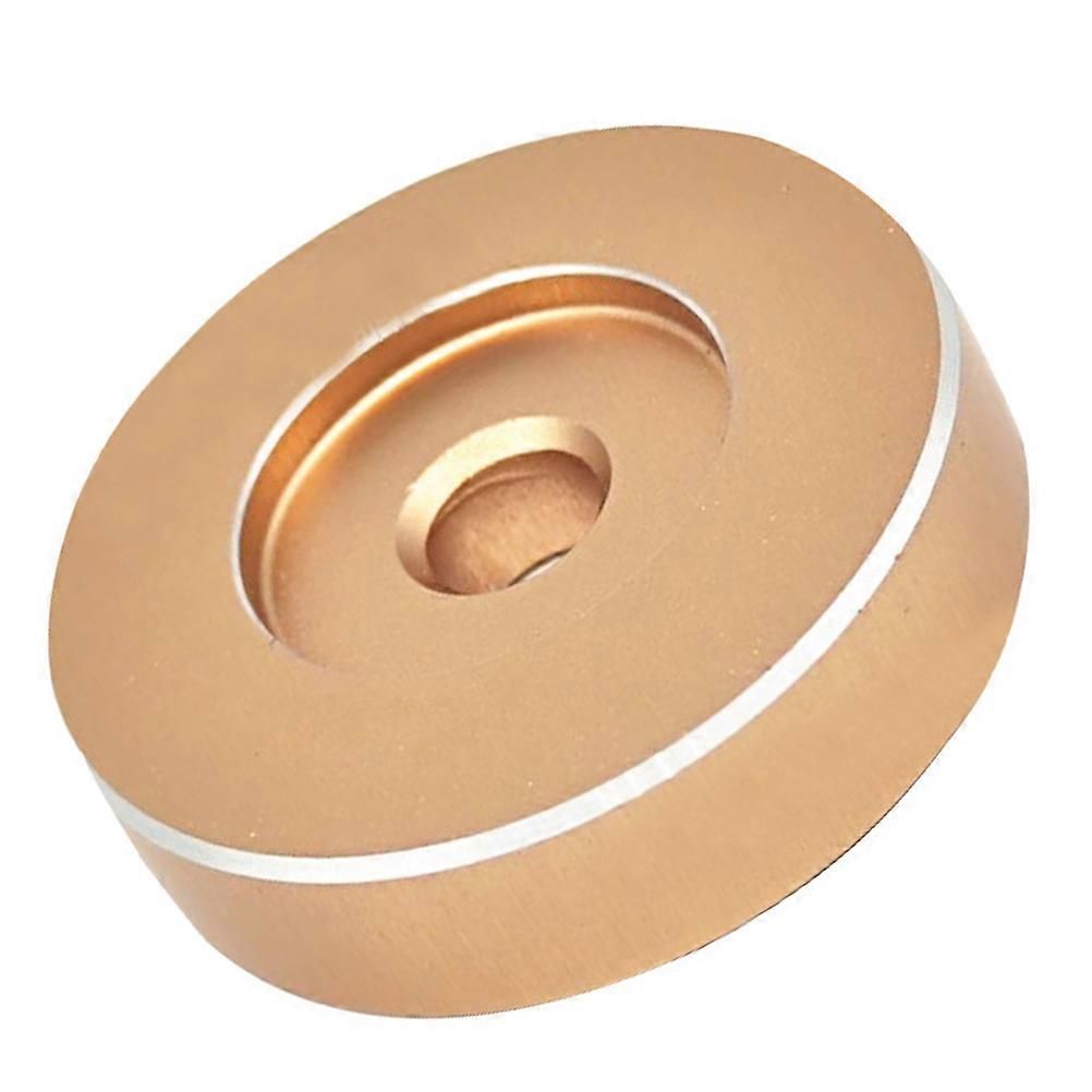 Turntable Clamp 45 Adapter Golden For Home Use Stability 3.8X3.8X0.8CM 1Pcs
