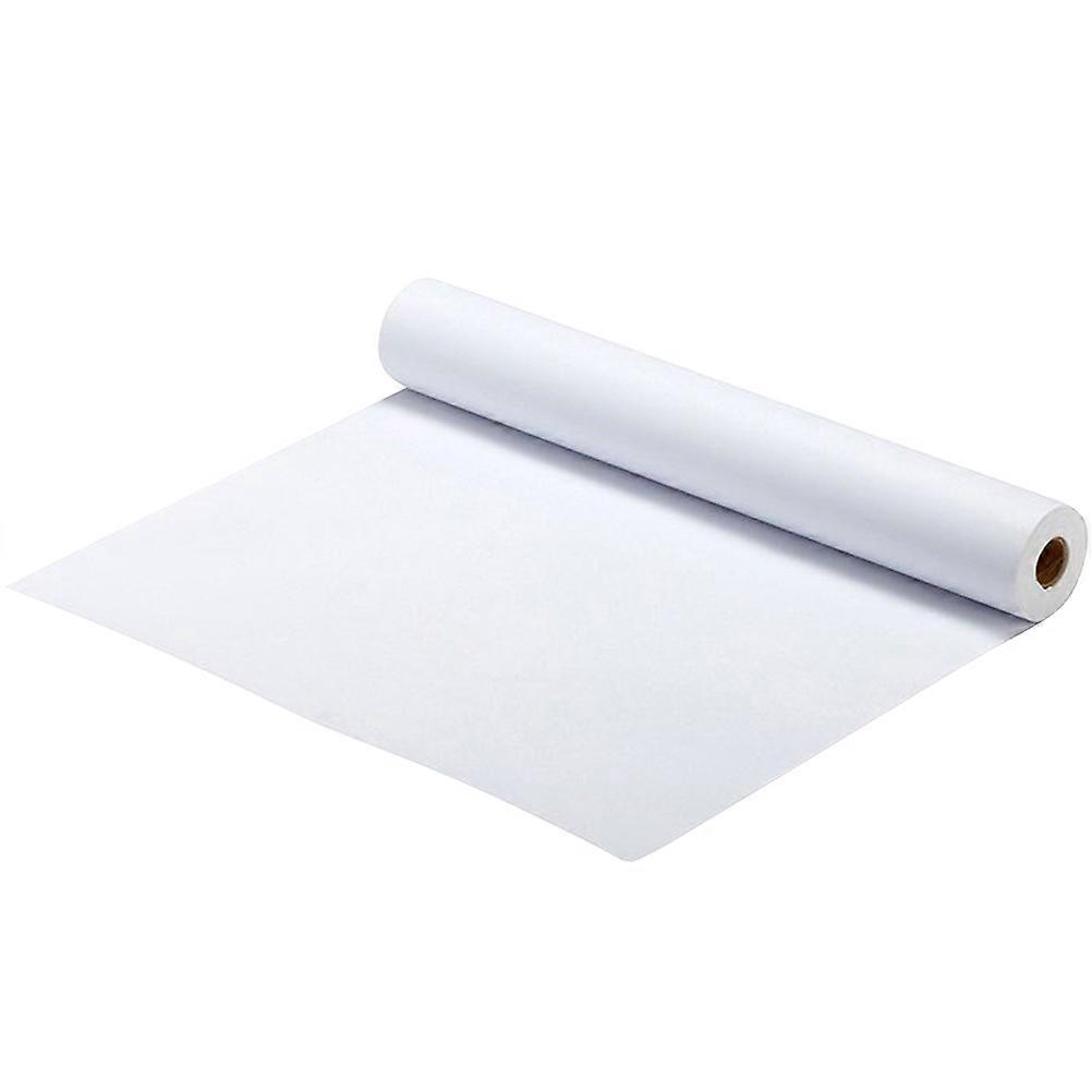 White 25m Drawing Paper Roll for Art, Sketching, Watercolor, and Craft Projects   Compatible with Pencils, Ink, Crayons, and Pastels