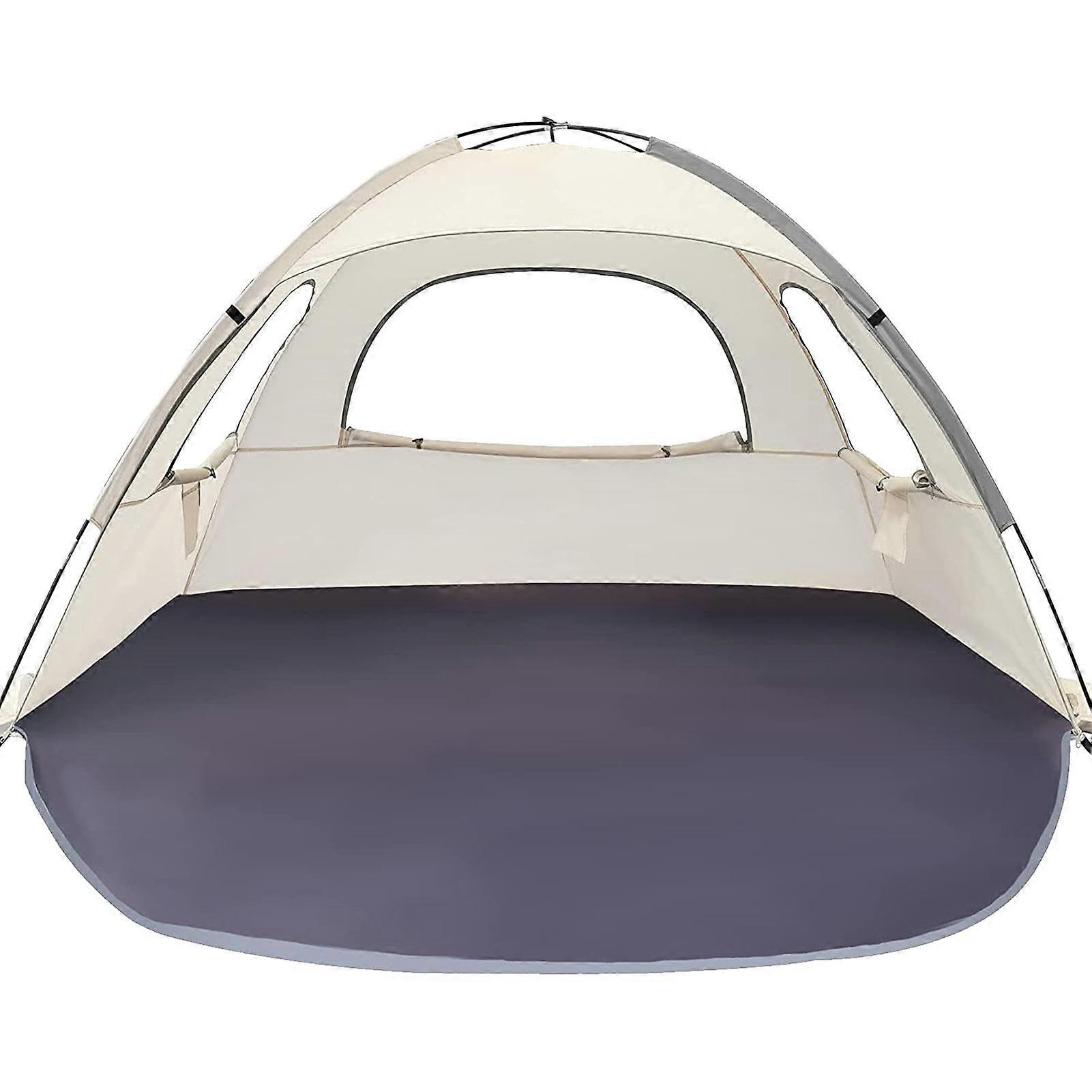 PopUp Beach Tent, Portable, Outdoor, Multiple Scenarios, Beige 210×140×115 cm