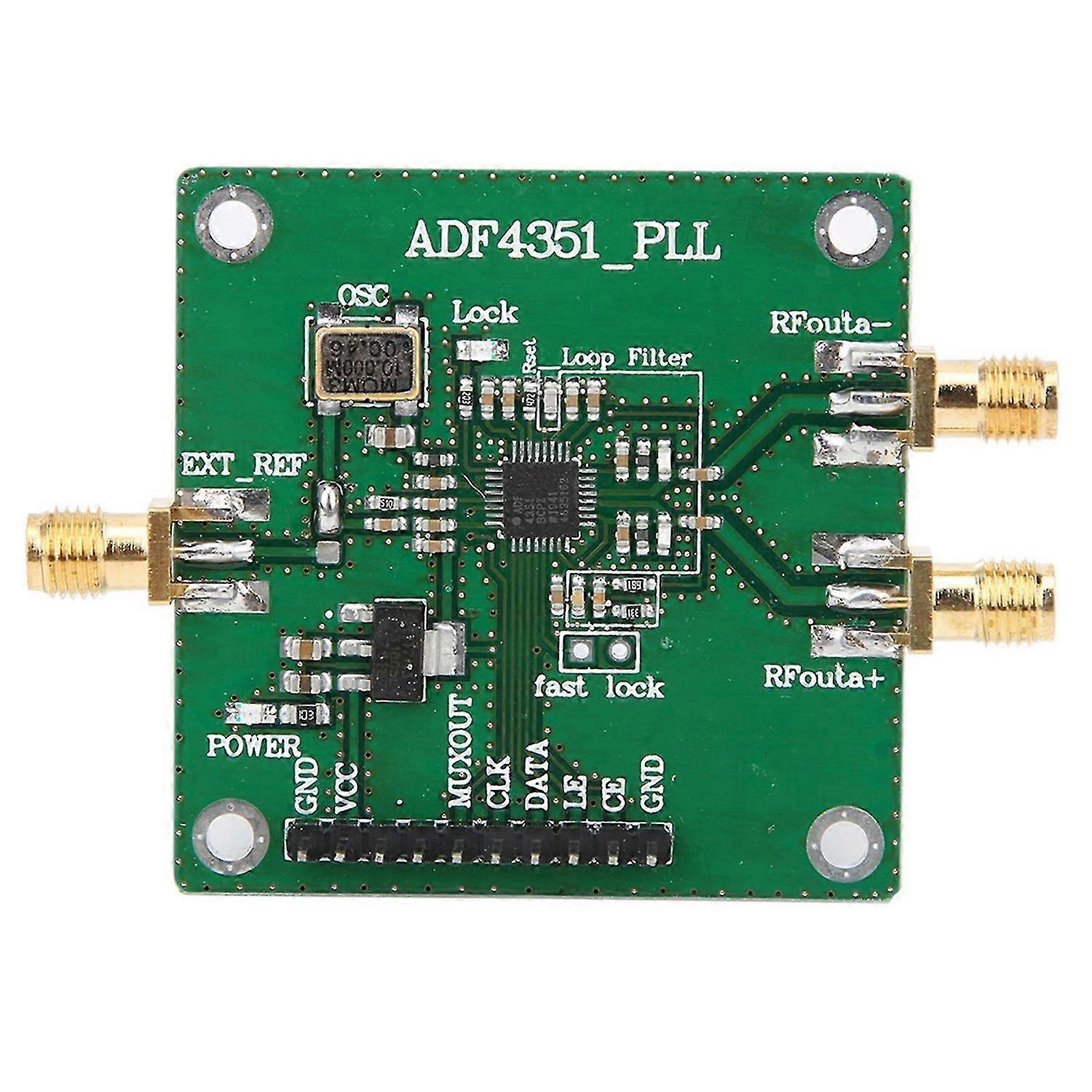 35M-4.4GHz RF Signal Source Phase Locking Loop Frequency Synthesizer ADF4351 Development Board