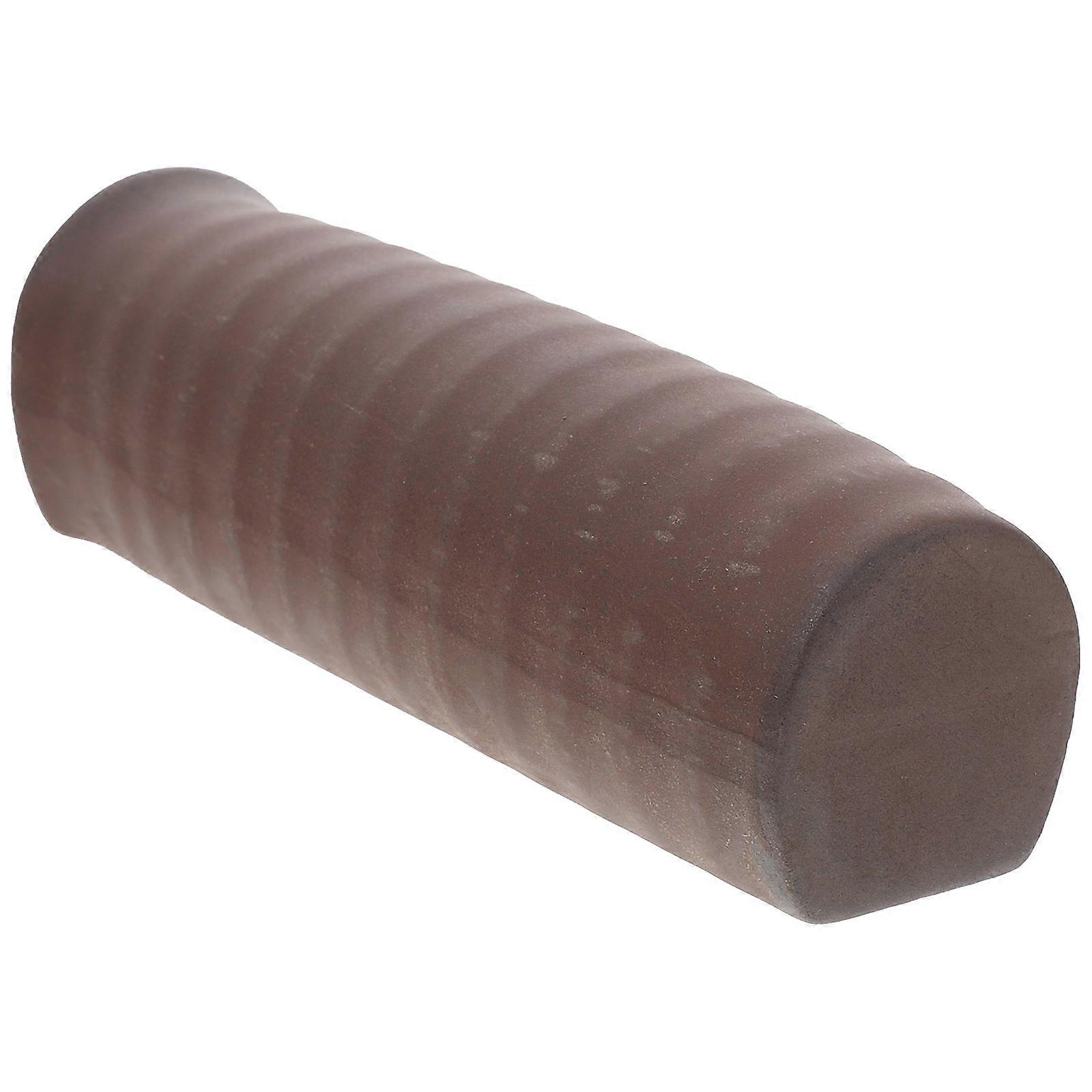 Aquatic Hide Hut Fish Shrimp Hiding House Safe for Fish Freshwater Environment Brown 1Set