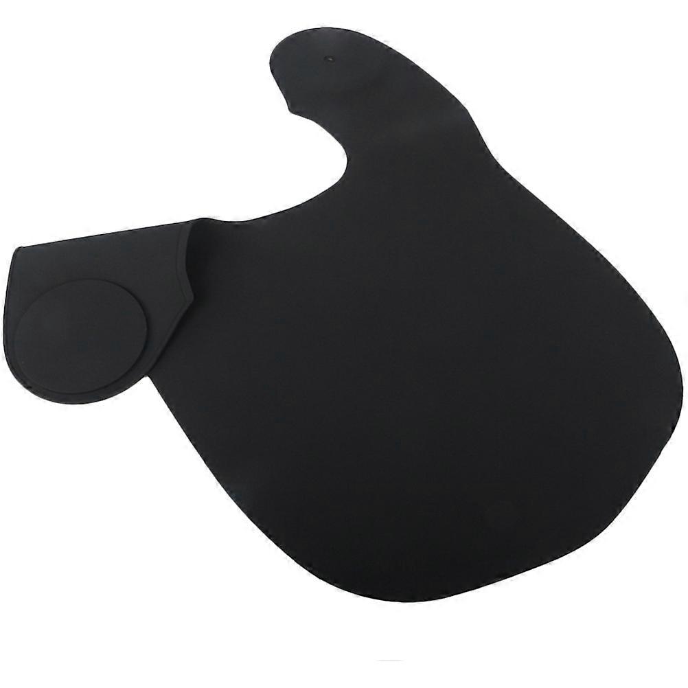 Silicone Haircut Neck Wrap for Hairdressing Use Black Lightweight Stylist Cutting Collar
