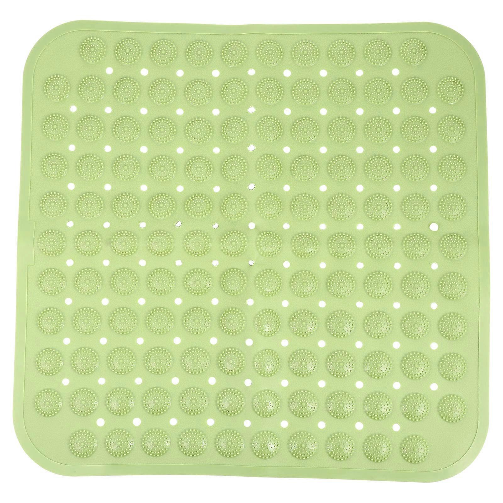 Tub Mat Pvc Suction Cup Pad Shower Stall Non Slip Waterproof Easy to Clean 47x47cm 1Pcs