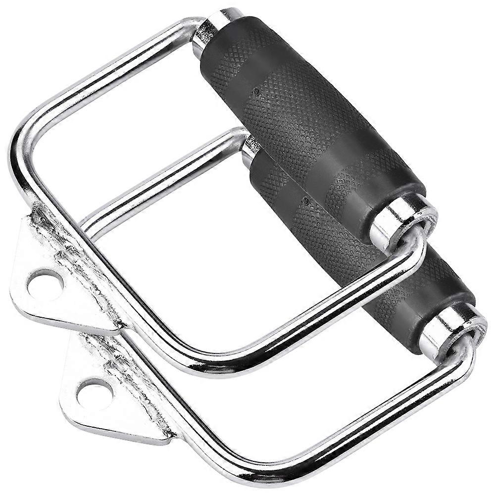 Workout Row Handles Ergonomic Workout Handles Gym Enthusiasts 15x14.5cm Steel Strength Training 2Pcs