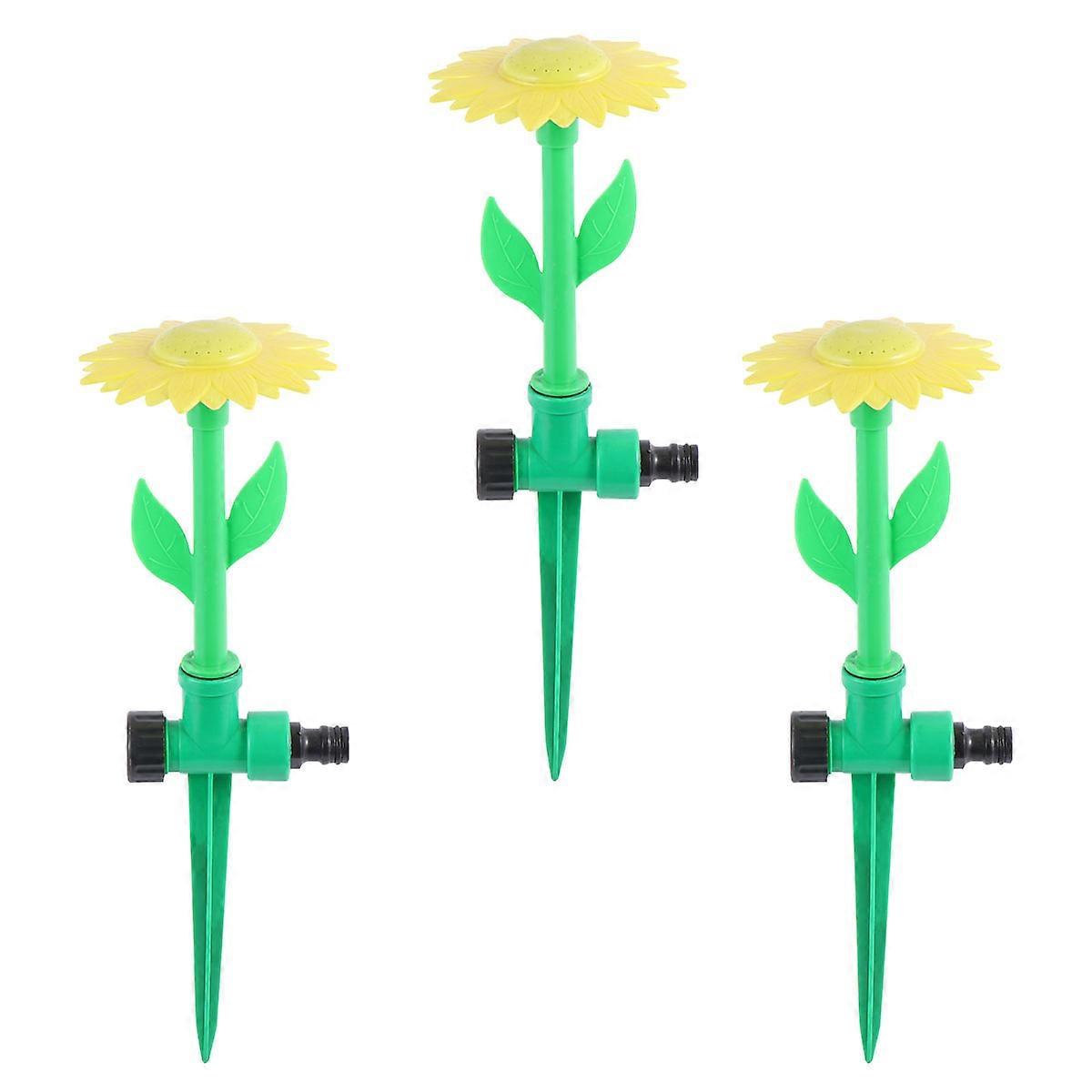 Sunflower Nozzle Garden Watering Function with 3Pcs Irrigation Equipment