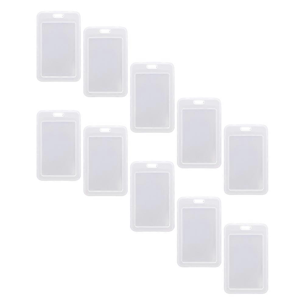 Badge Back Cover Holders Clamshell Shape Simple Design Daily Use 15Pcs