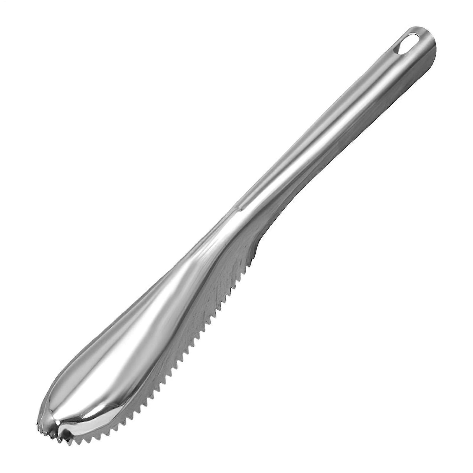 Fish Scaler Tool - Stainless Steel Fish Scale Remover for Seafood Cleaning, Multifunctional Scaler without Scraper Tool