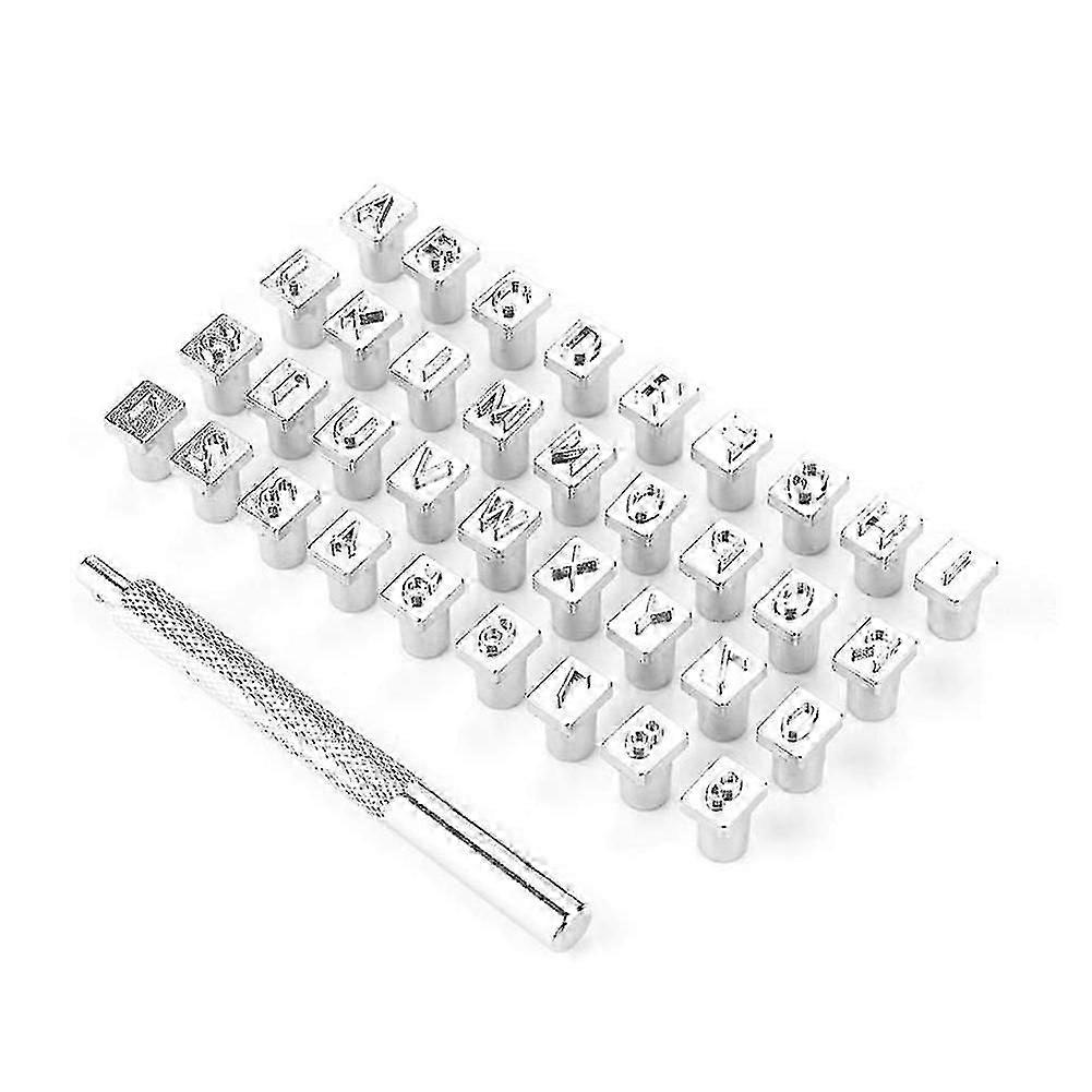 1 Box of 36 Letter and Number Stamp Sets, Metal Stamping Tools for Metal and Wood Stamping Punches