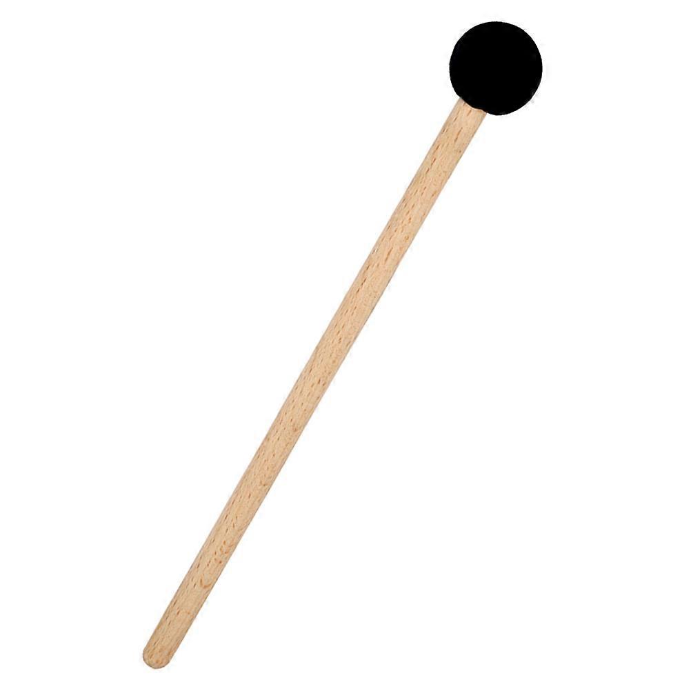 Rubber Head Drum Mallet with Wooden Handle for Percussion Instruments – Comfortable, Non Slip Grip for Beginners & Pros, Compatible with Tongue