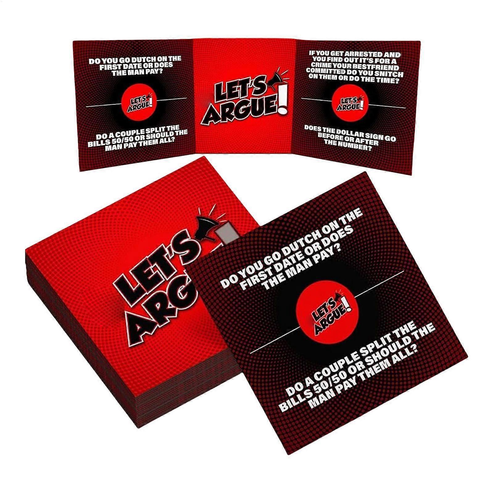 Let's Argue Card Game, Classic Debate Challenge, Fun Party Game for Adults