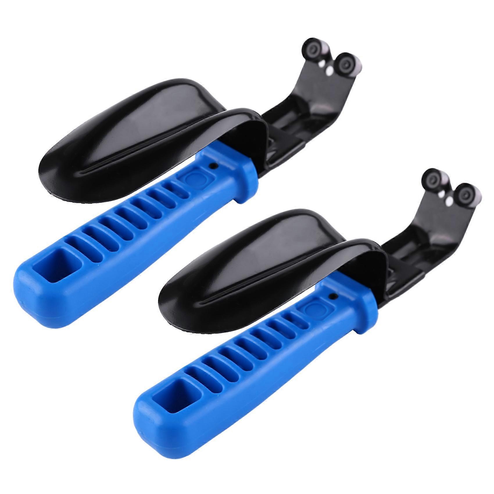 2X Handheld Portable Double Sheet Metal Deburring Tool with Guard 1-12mm Cutting Blades, Burr Trimmi