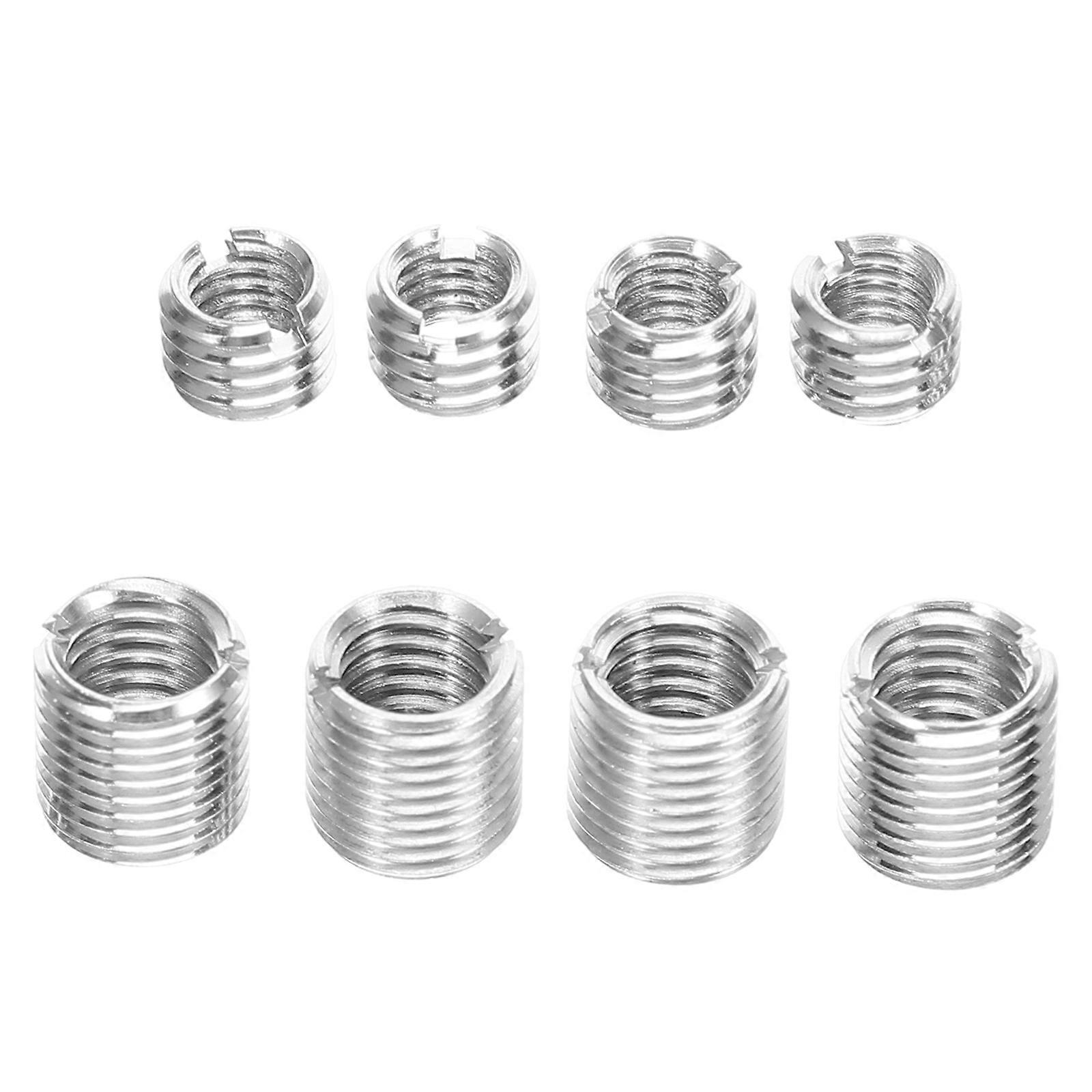 Small Screws Assorted Socket Grub Screws Set Silver 0.5x0.5x0.5cm 304 Stainless Steel Easy to Install 8Pack